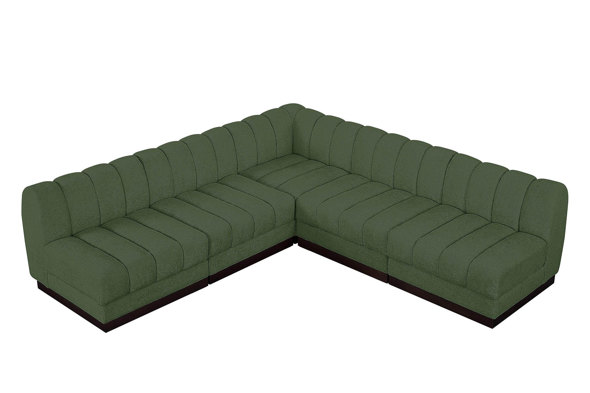 

    
Meridian Furniture QUINN 124Green-Sec5B Modular Sectional Green 124Green-Sec5B

