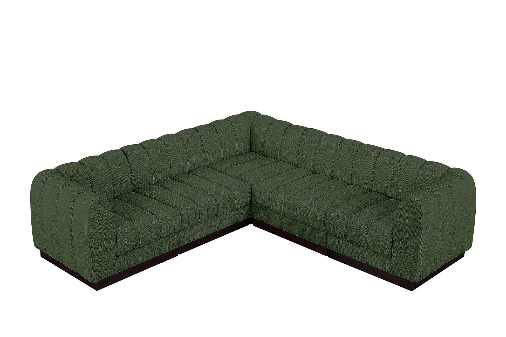 

    
Meridian Furniture QUINN 124Green-Sec5C Modular Sectional Green 124Green-Sec5C
