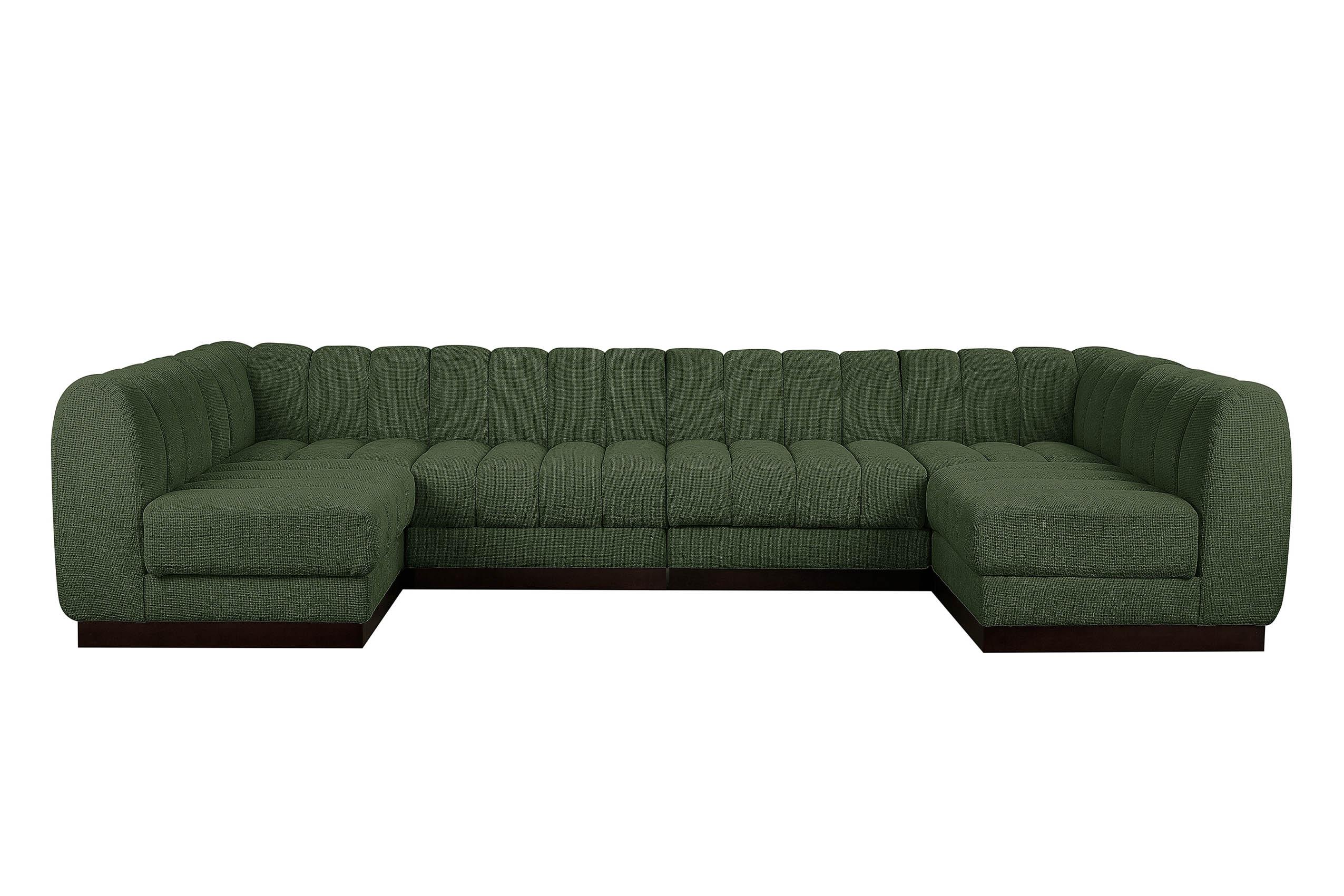 

        
Meridian Furniture QUINN 124Green-Sec6A Modular Sectional Green Chenille 094308312651
