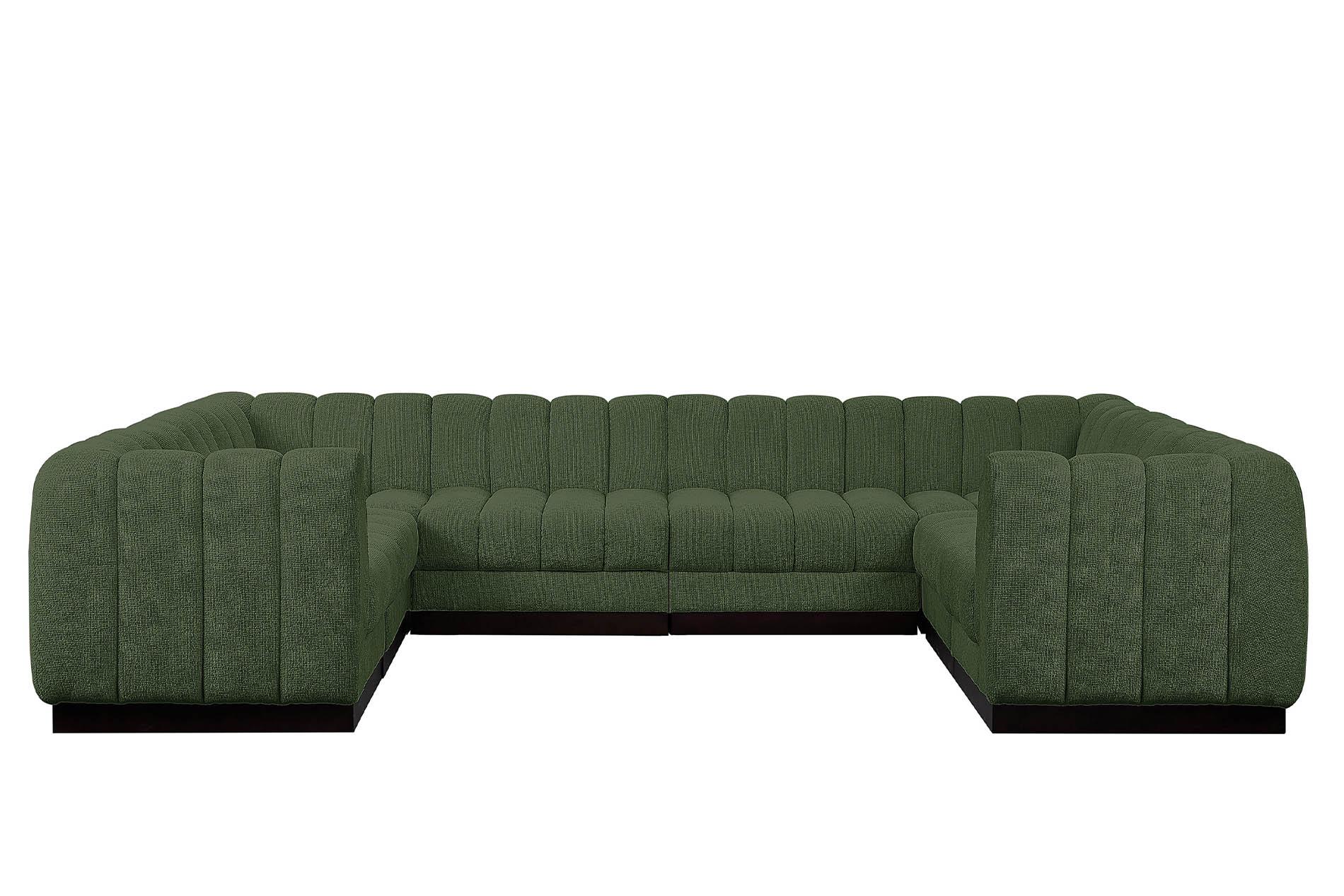 

        
Meridian Furniture QUINN 124Green-Sec8C Modular Sectional Green Chenille 094308312729
