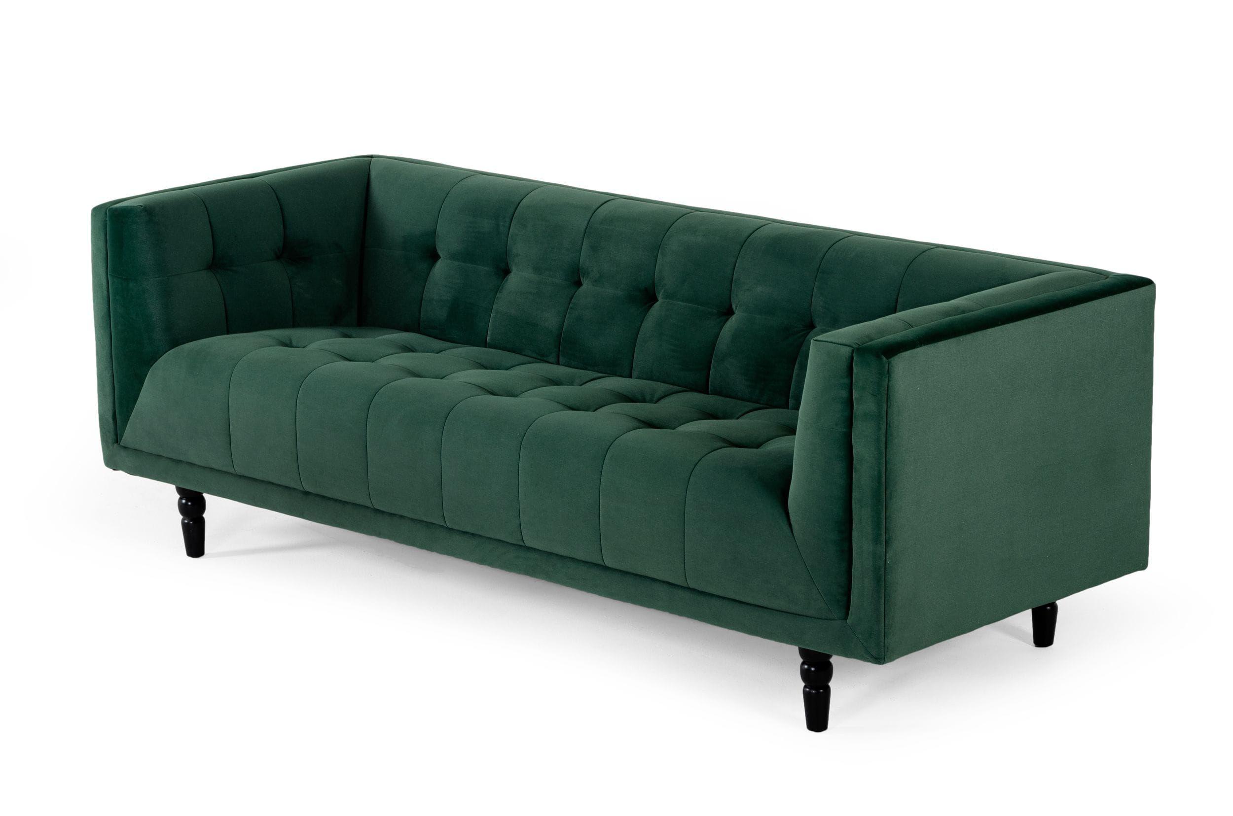 Contemporary, Modern Sofa VGUIFLORA VGUIFLORA in Green Fabric