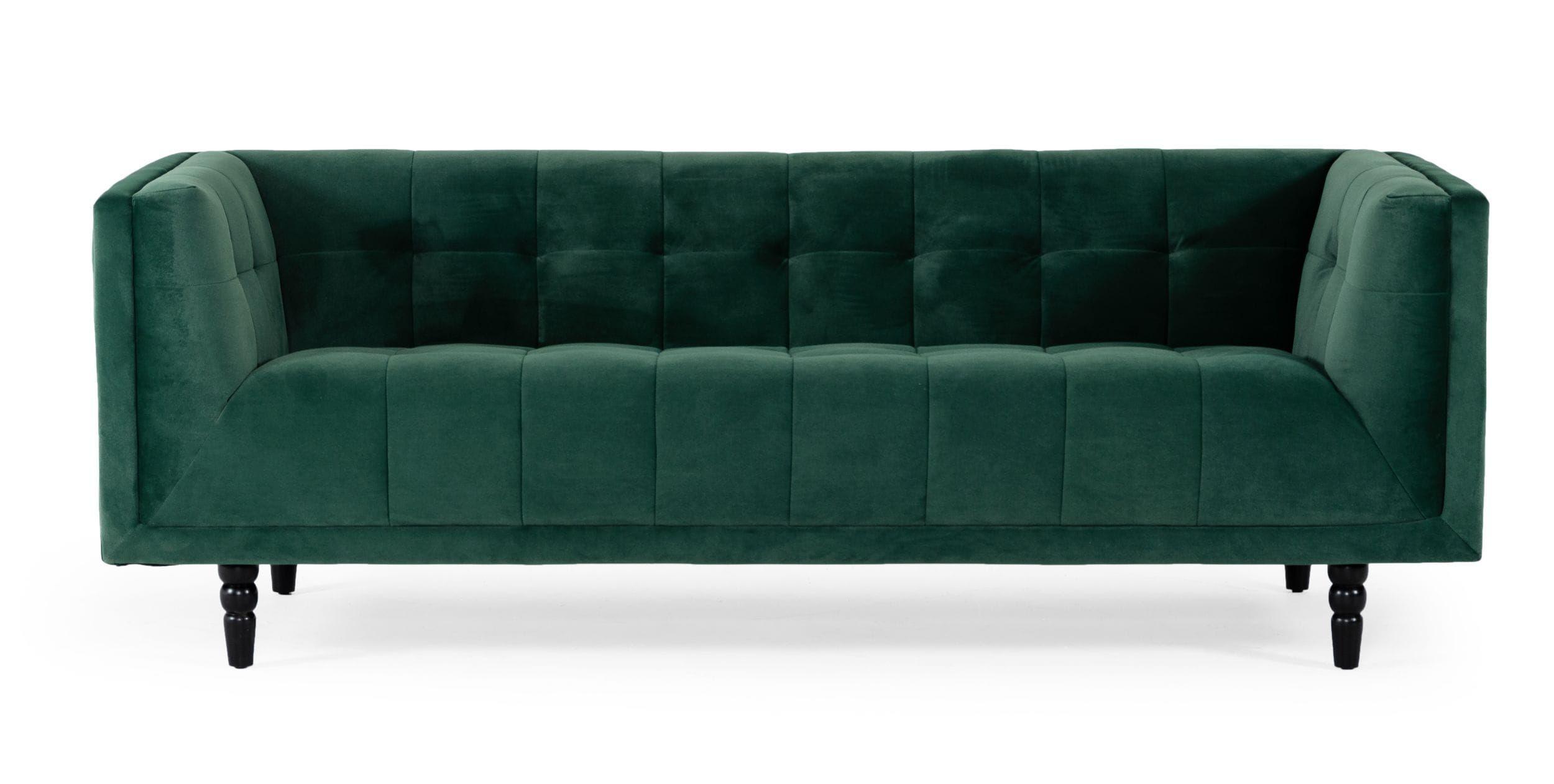 

    
Green Fabric Biscuit Tufted Green Sofa Divani Casa Morrow VIG Contemporary
