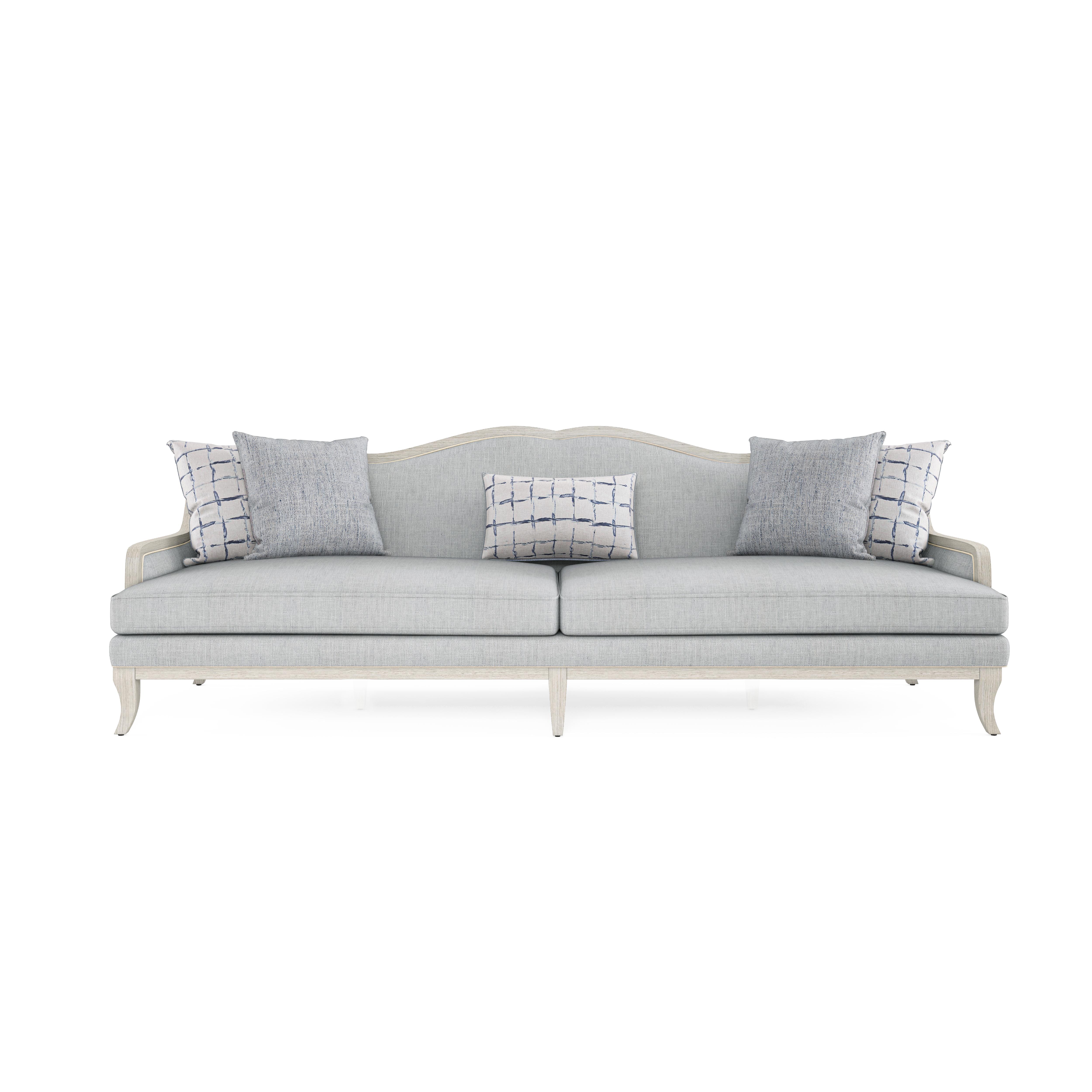 Classic, Traditional Sofa Assemblage 754521-5349AB in Mist Fabric