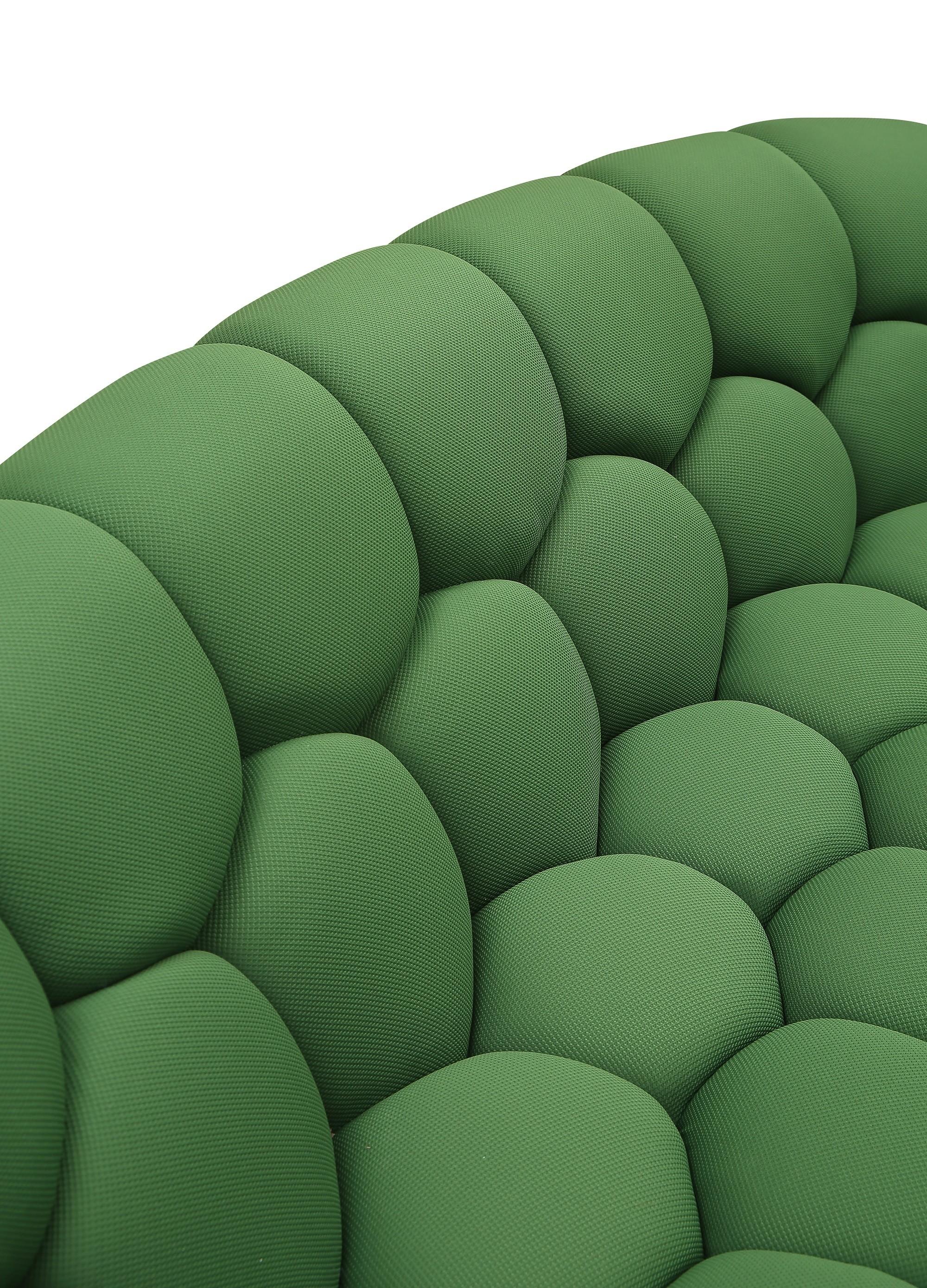 

    
SKU 18442-GN-3PC Green Fabric Rounded Shape Sofa Set 3Pcs Contemporary J&M Fantasy
