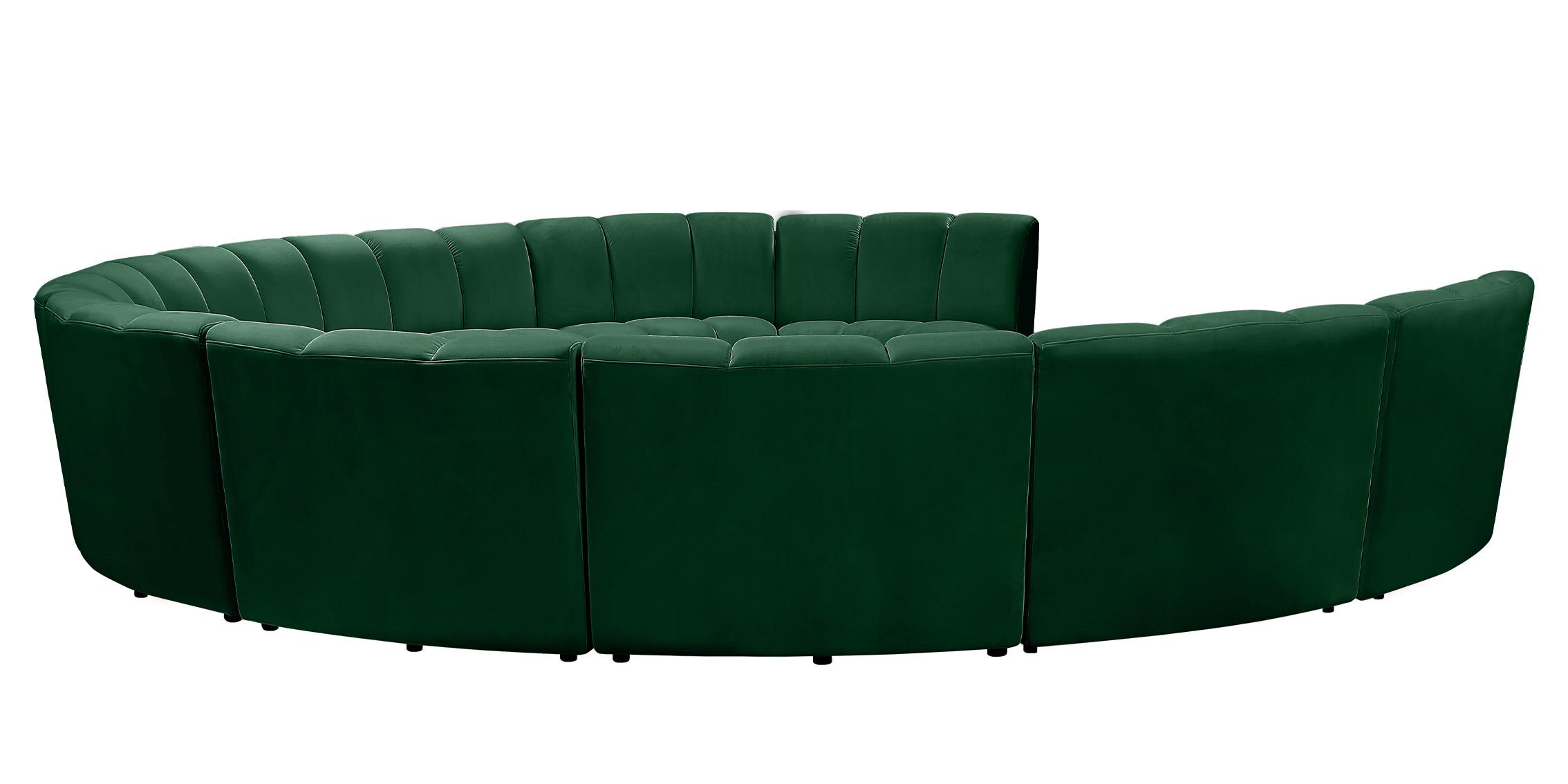 

    
638Green-10PC Green Velvet Modular Sectional Sofa INFINITY 638Green-10PC Meridian Modern

