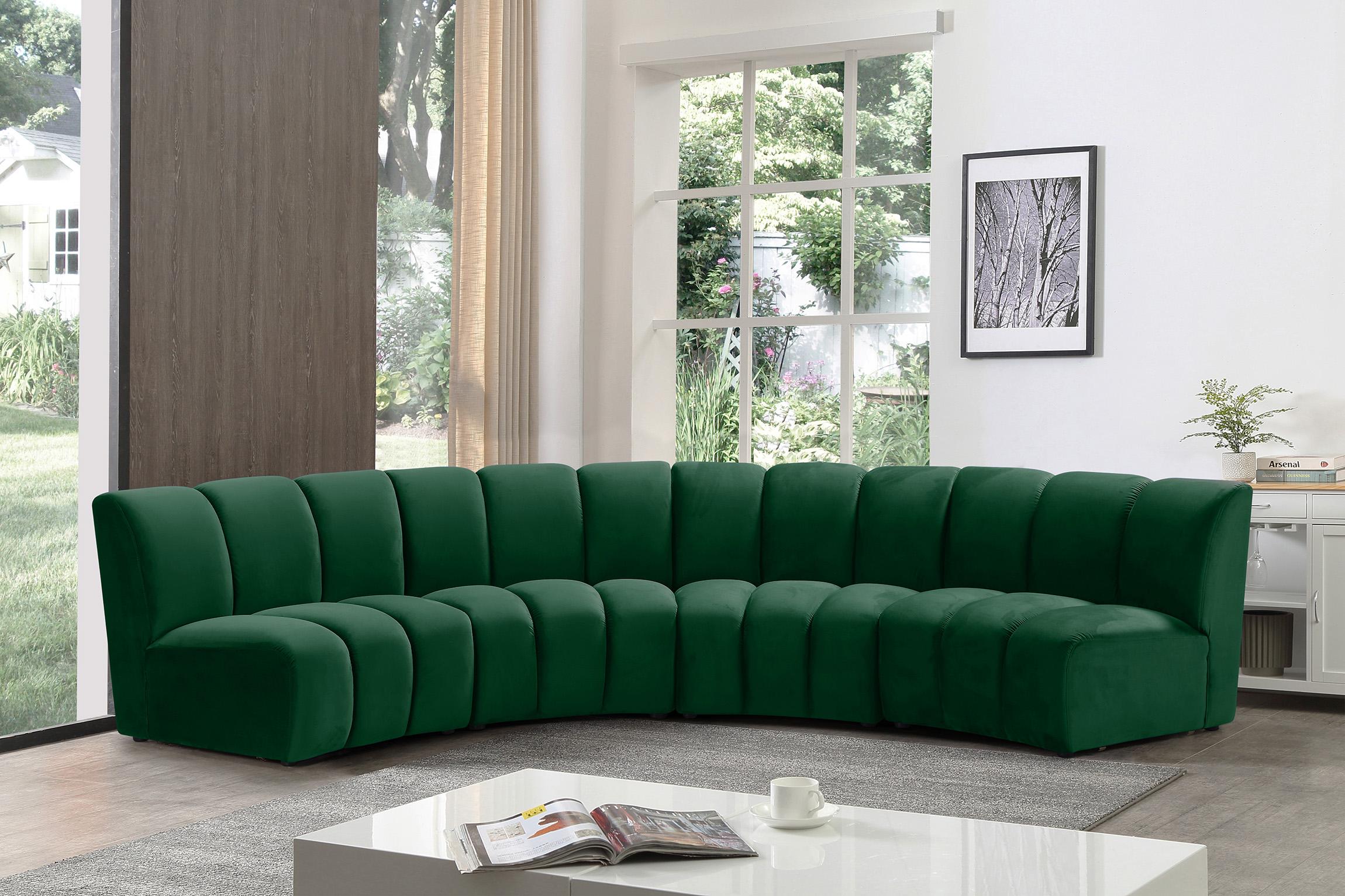 

    
Meridian Furniture INFINITY 638Green-4PC Modular Sectional Sofa Green 638Green-4PC
