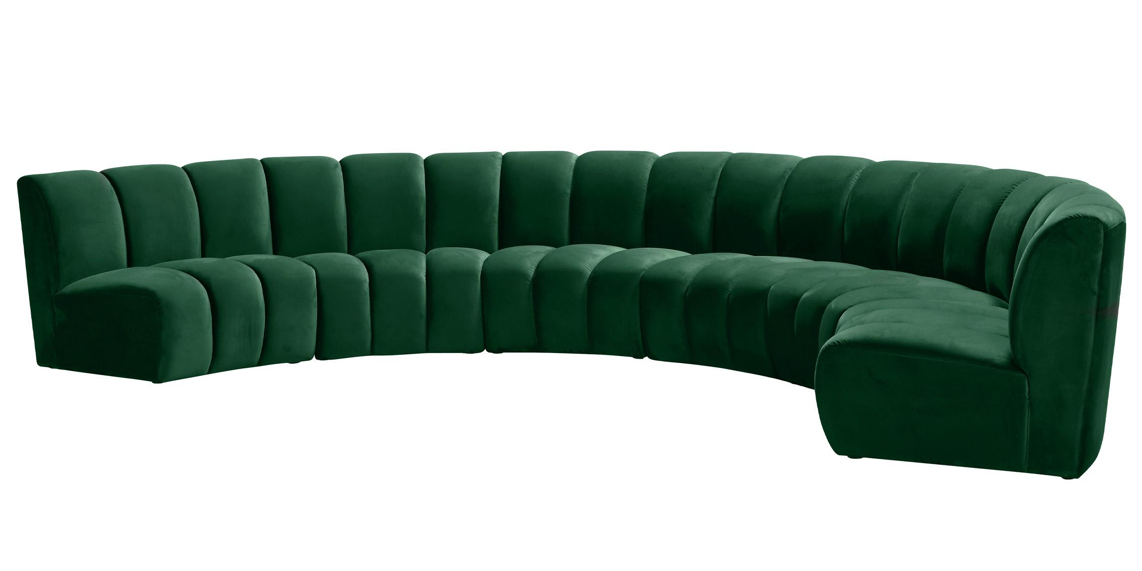 

    
638Green-6PC Green Velvet Modular Sectional Sofa INFINITY 638Green-6PC Meridian Modern
