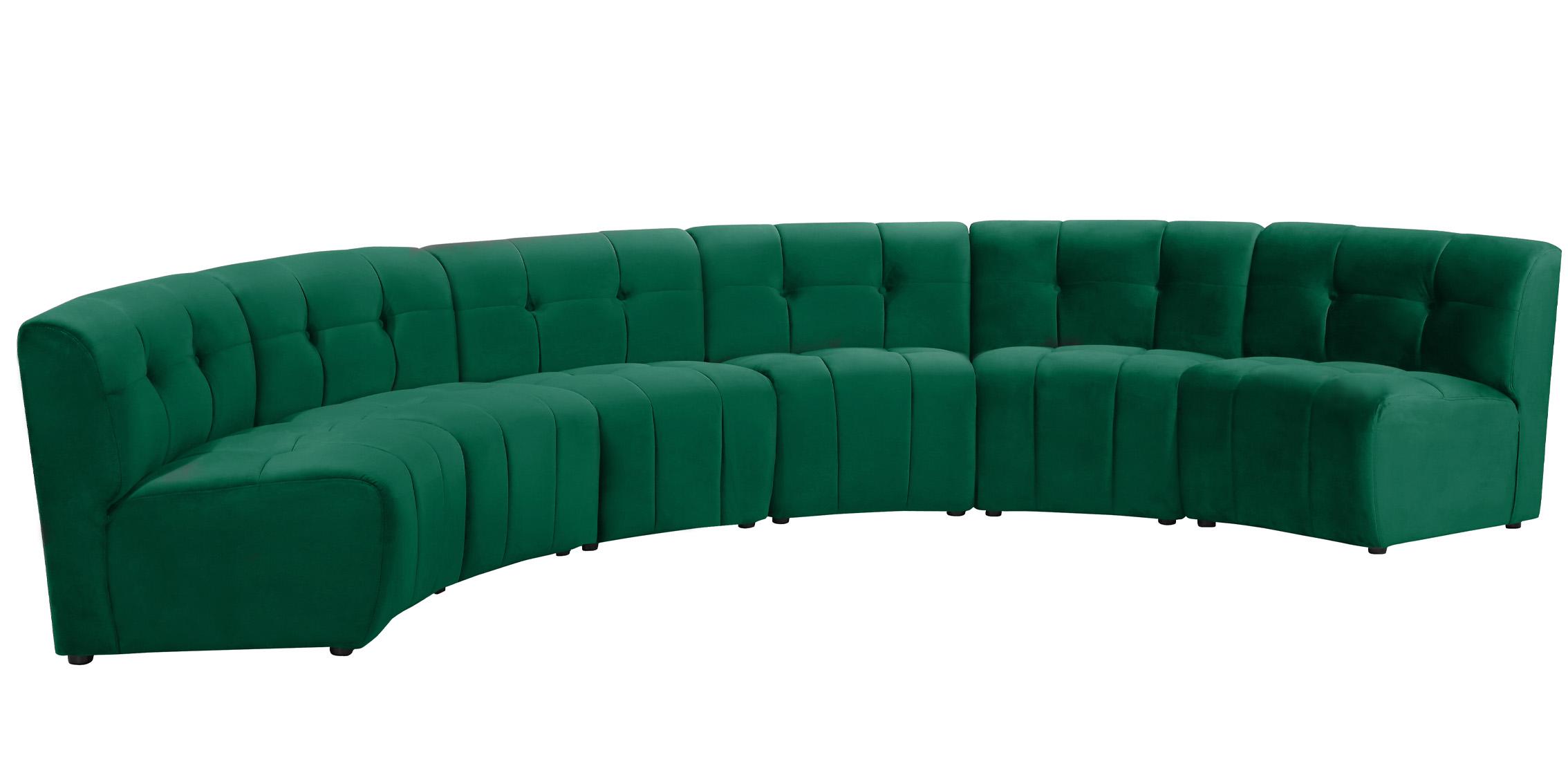 

        
Meridian Furniture LIMITLESS 645Green-6PC Modular Sectional Sofa Green Velvet 753359808291
