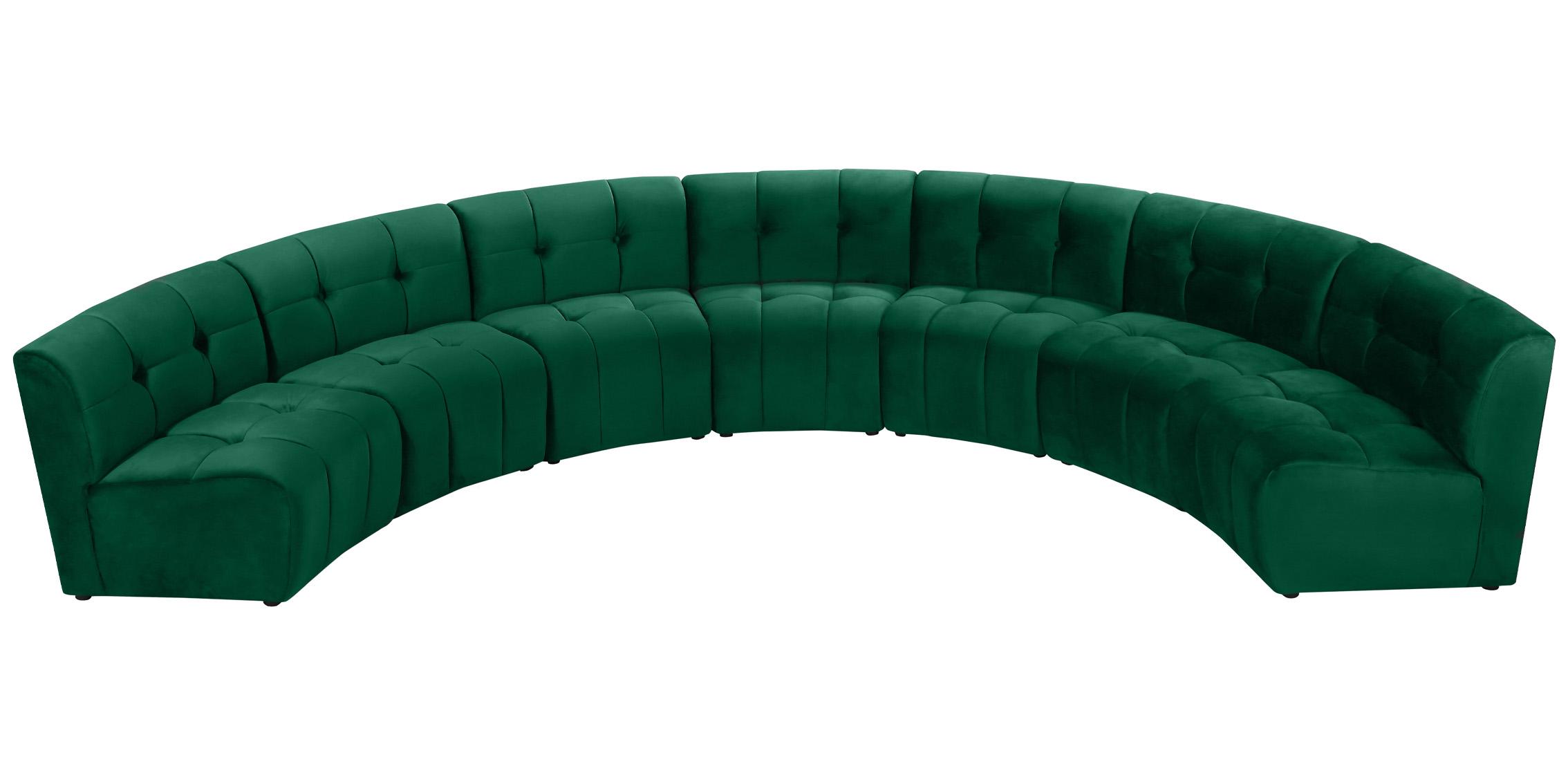 

        
Meridian Furniture LIMITLESS 645Green-7PC Modular Sectional Sofa Green Velvet 753359808307
