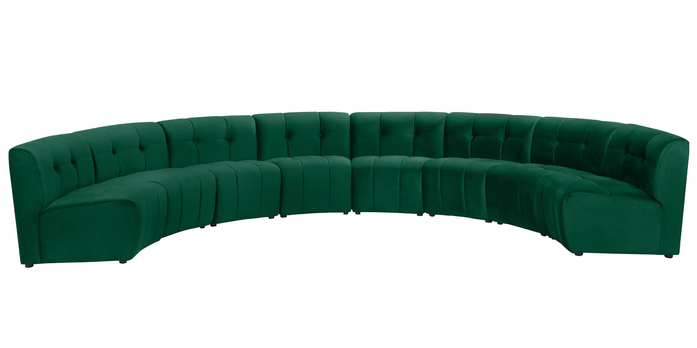 

        
Meridian Furniture LIMITLESS 645Green-8PC Modular Sectional Sofa Green Velvet 753359808314
