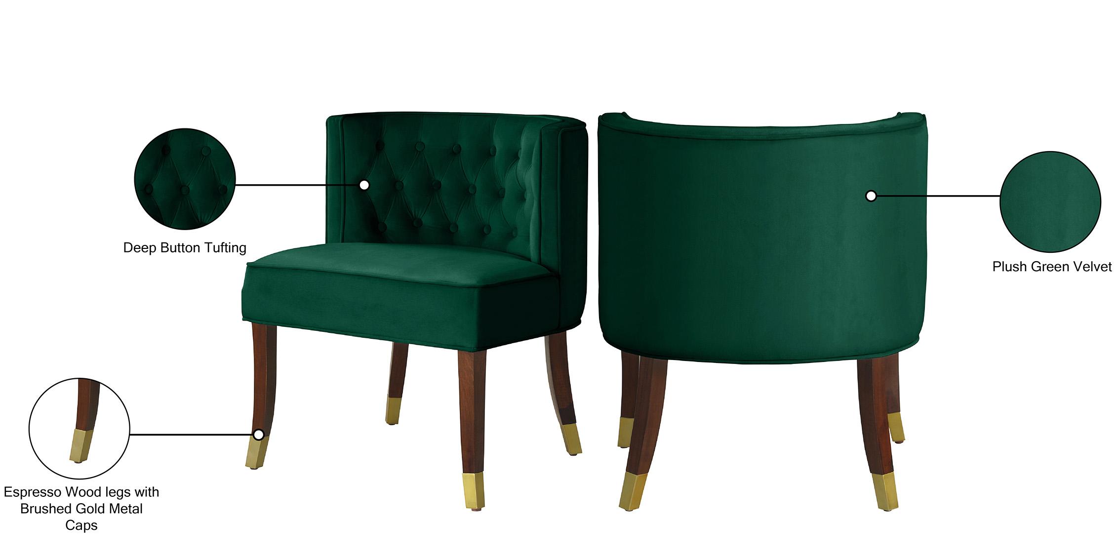 

    
933Green-C-Set-2 Meridian Furniture Dining Chair Set
