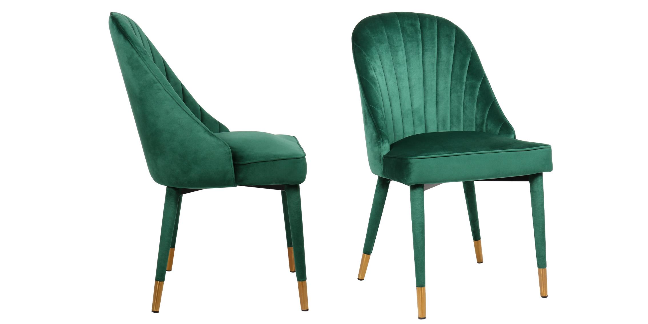 

    
Meridian Furniture BELLE 811Green-C Dining Chair Set Green 811Green-C
