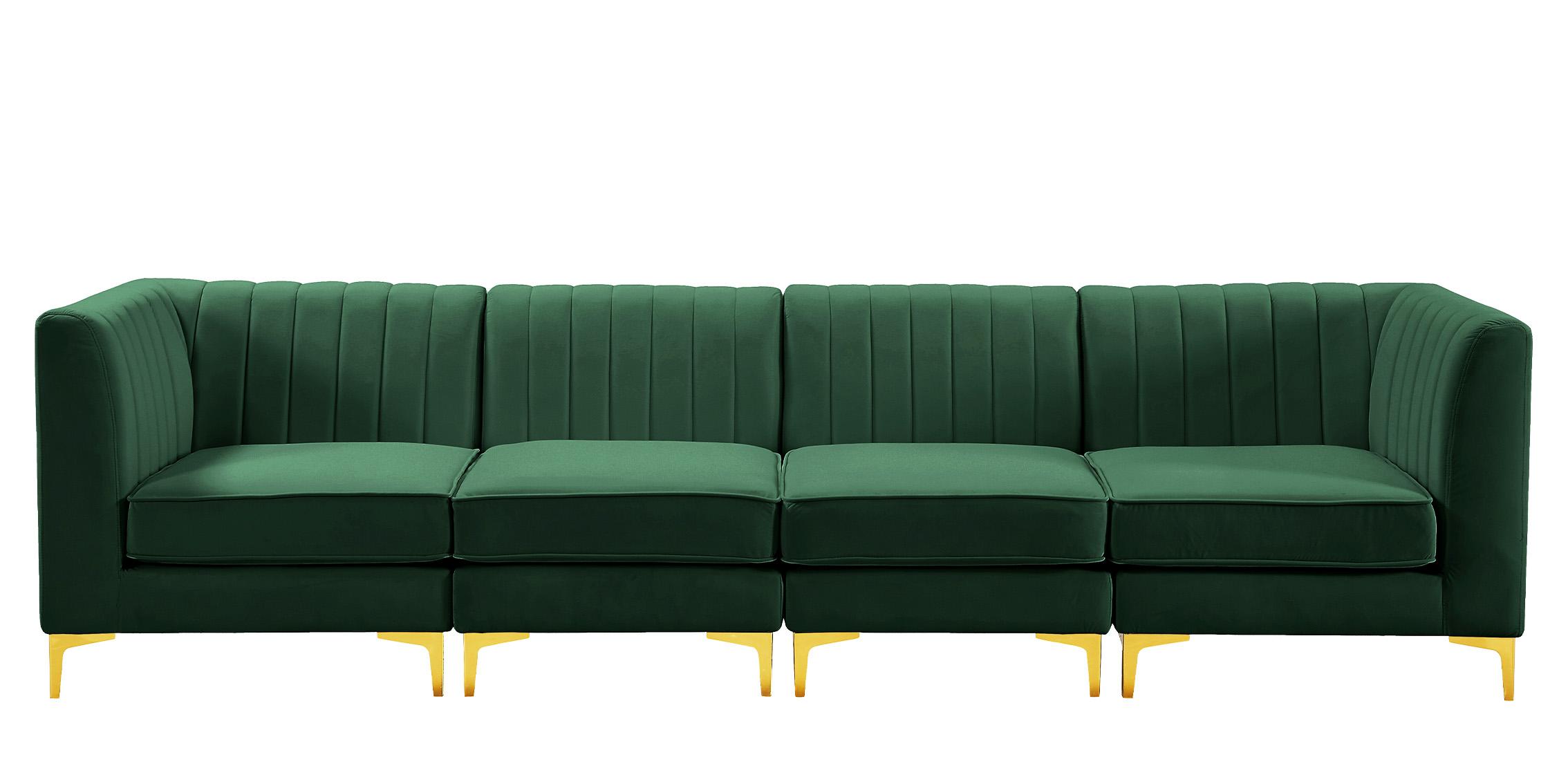 

        
Meridian Furniture ALINA 604Green-S119 Modular Sectional Sofa Green Velvet 94308259079

