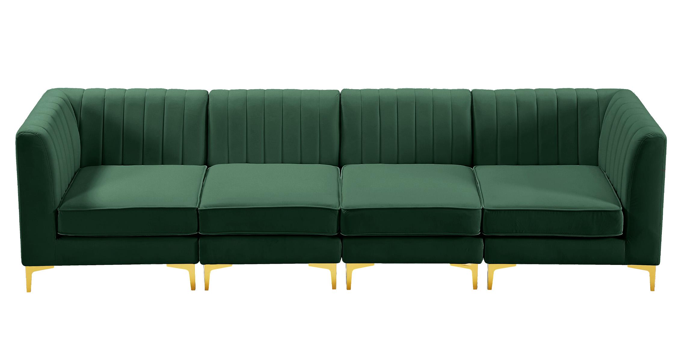 

    
Meridian Furniture ALINA 604Green-S119 Modular Sectional Sofa Green 604Green-S119
