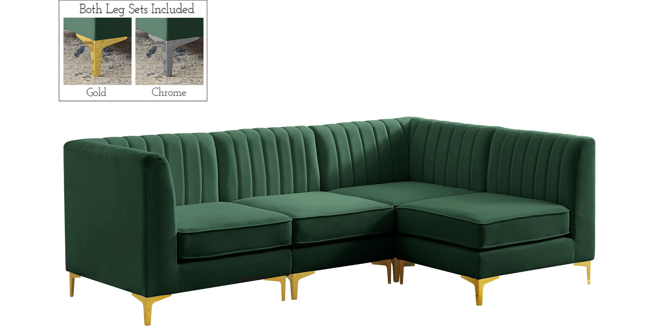 

    
Meridian Furniture ALINA 604Green-Sec4A Modular Sectional Sofa Green 604Green-Sec4A
