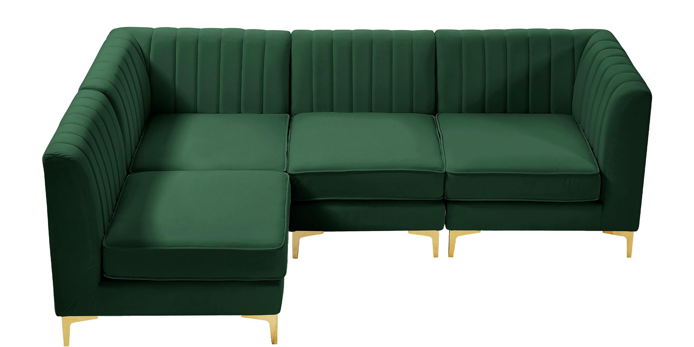 

    
604Green-Sec4A Meridian Furniture Modular Sectional Sofa
