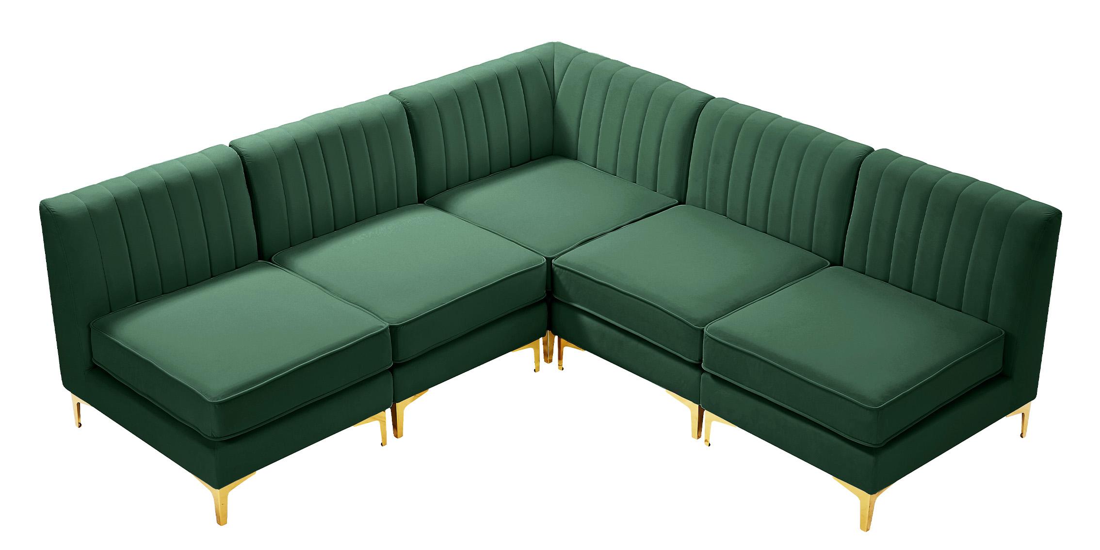 

    
Meridian Furniture ALINA 604Green-Sec5A Modular Sectional Sofa Green 604Green-Sec5A
