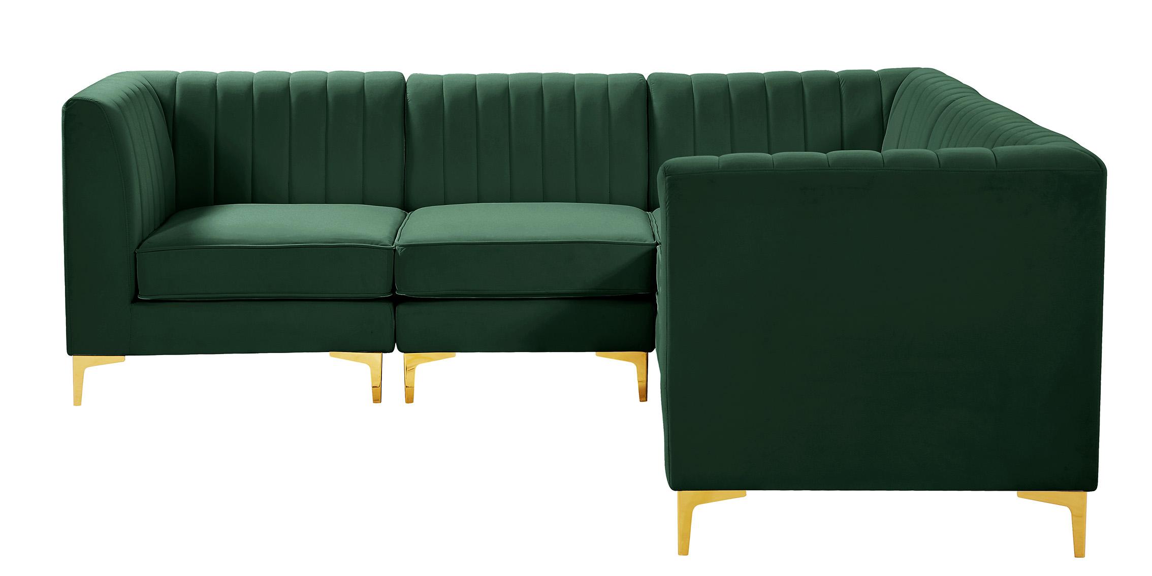 

    
Meridian Furniture ALINA 604Green-Sec5C Modular Sectional Sofa Green 604Green-Sec5C
