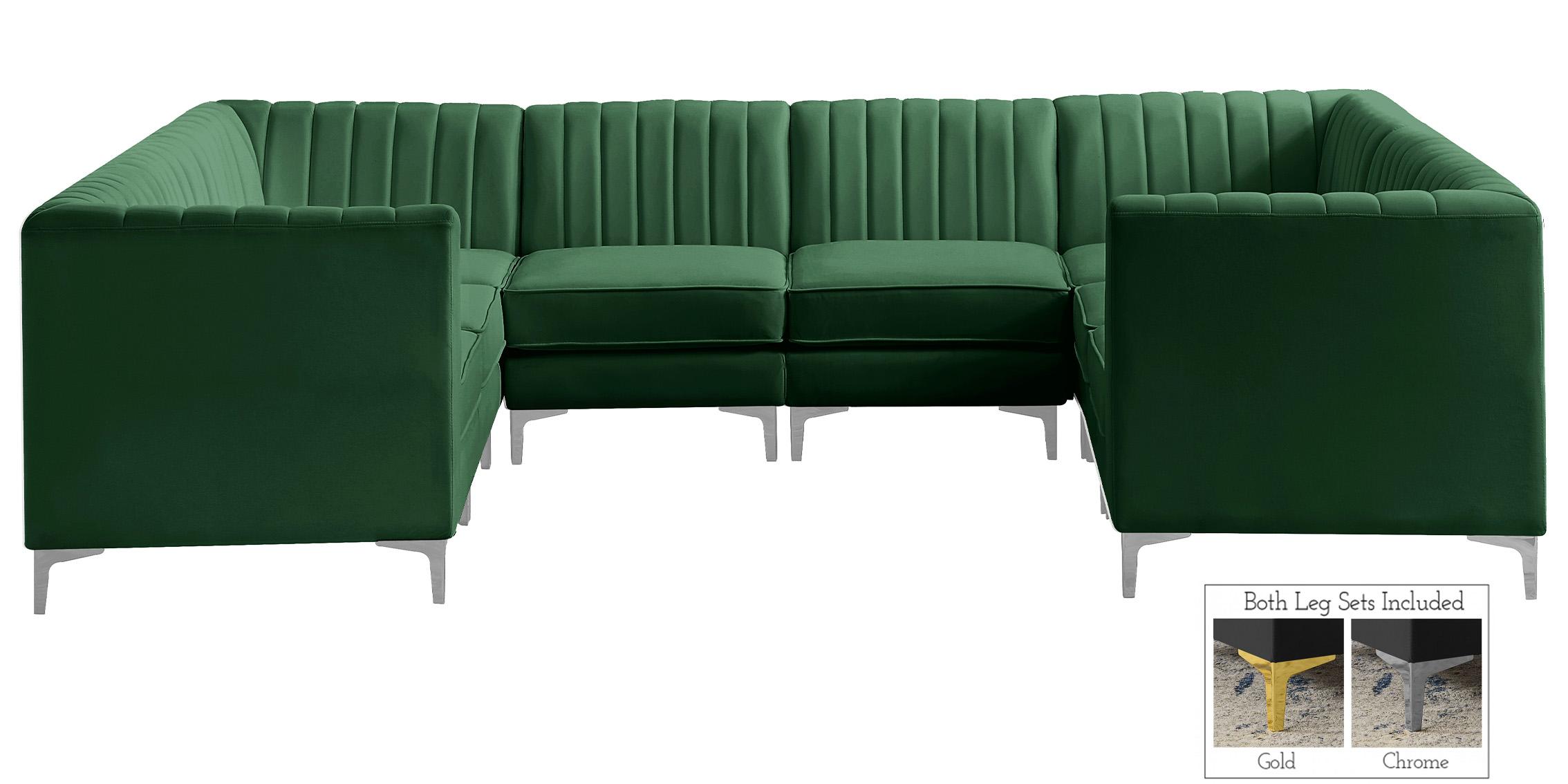 

    
Meridian Furniture ALINA 604Green-Sec8B Modular Sectional Sofa Green 604Green-Sec8B
