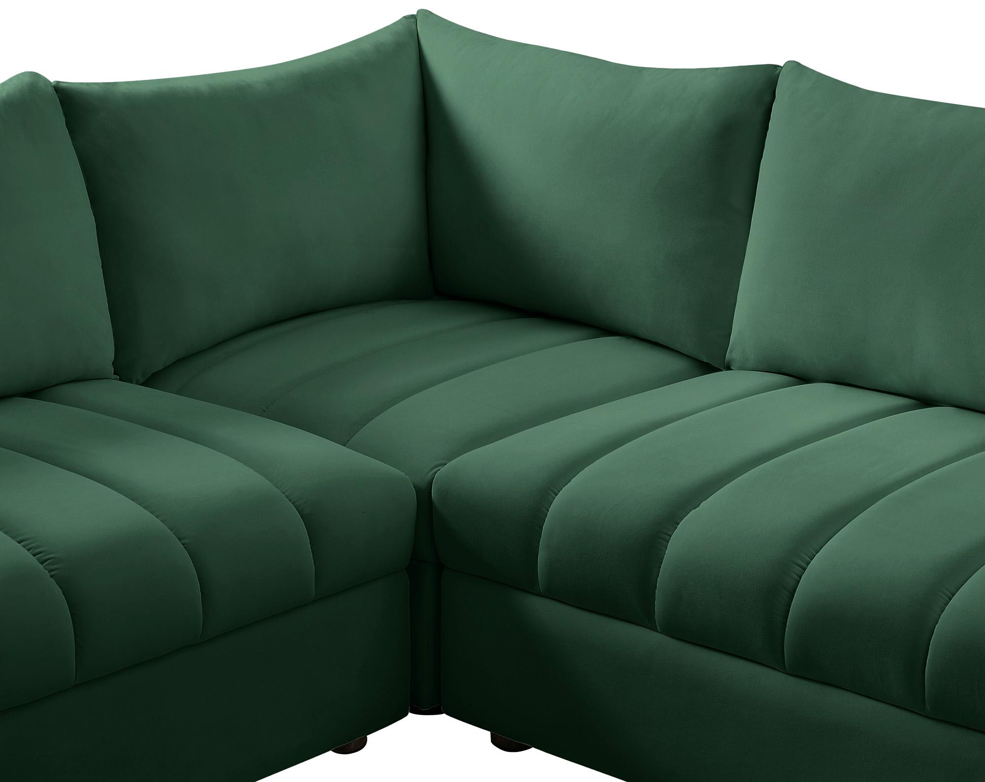 

        
Meridian Furniture JACOB 649Green-Sec6B Modular Sectional Sofa Green Velvet 94308259871
