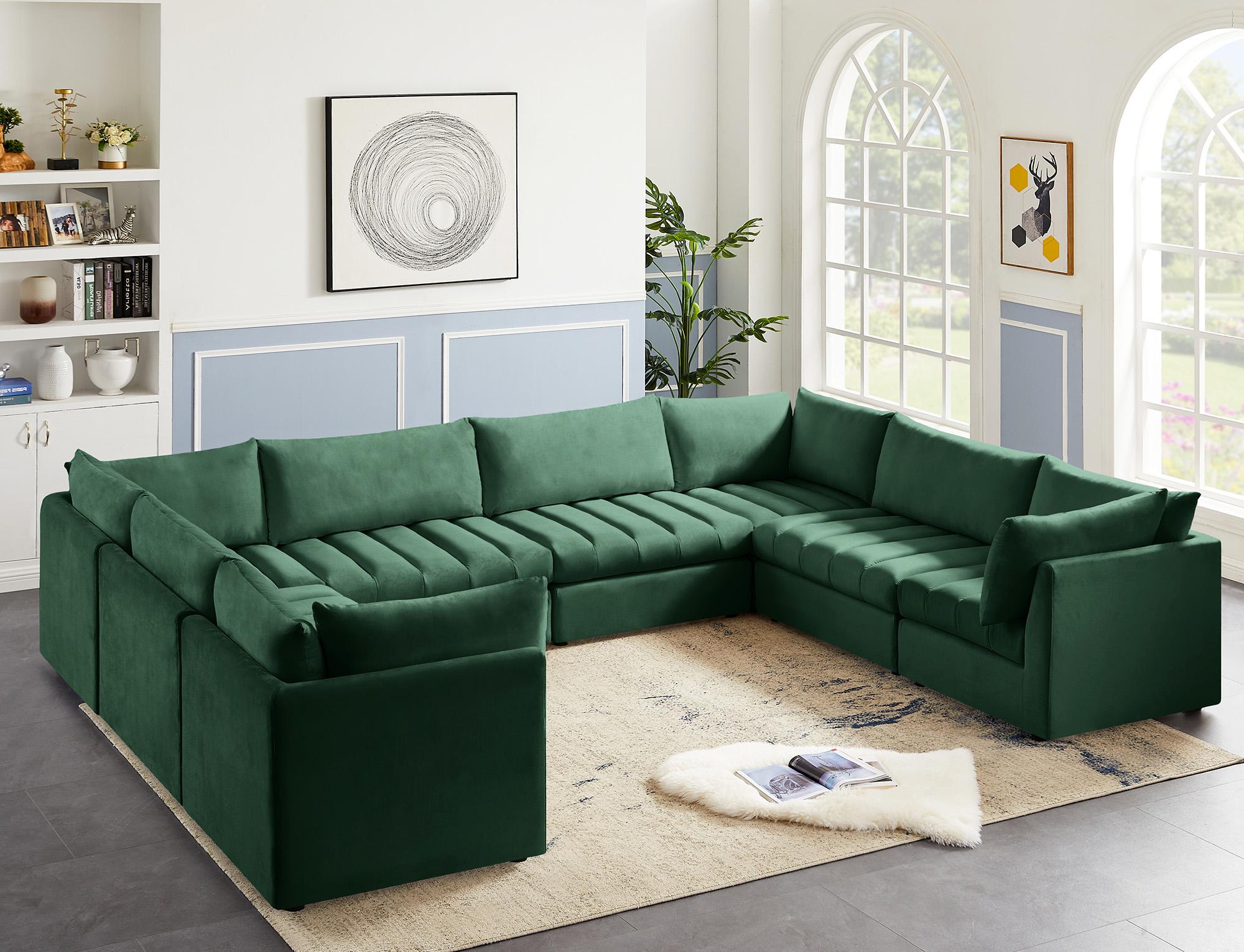 

        
Meridian Furniture JACOB 649Green-Sec8A Modular Sectional Sofa Green Velvet 94308259901
