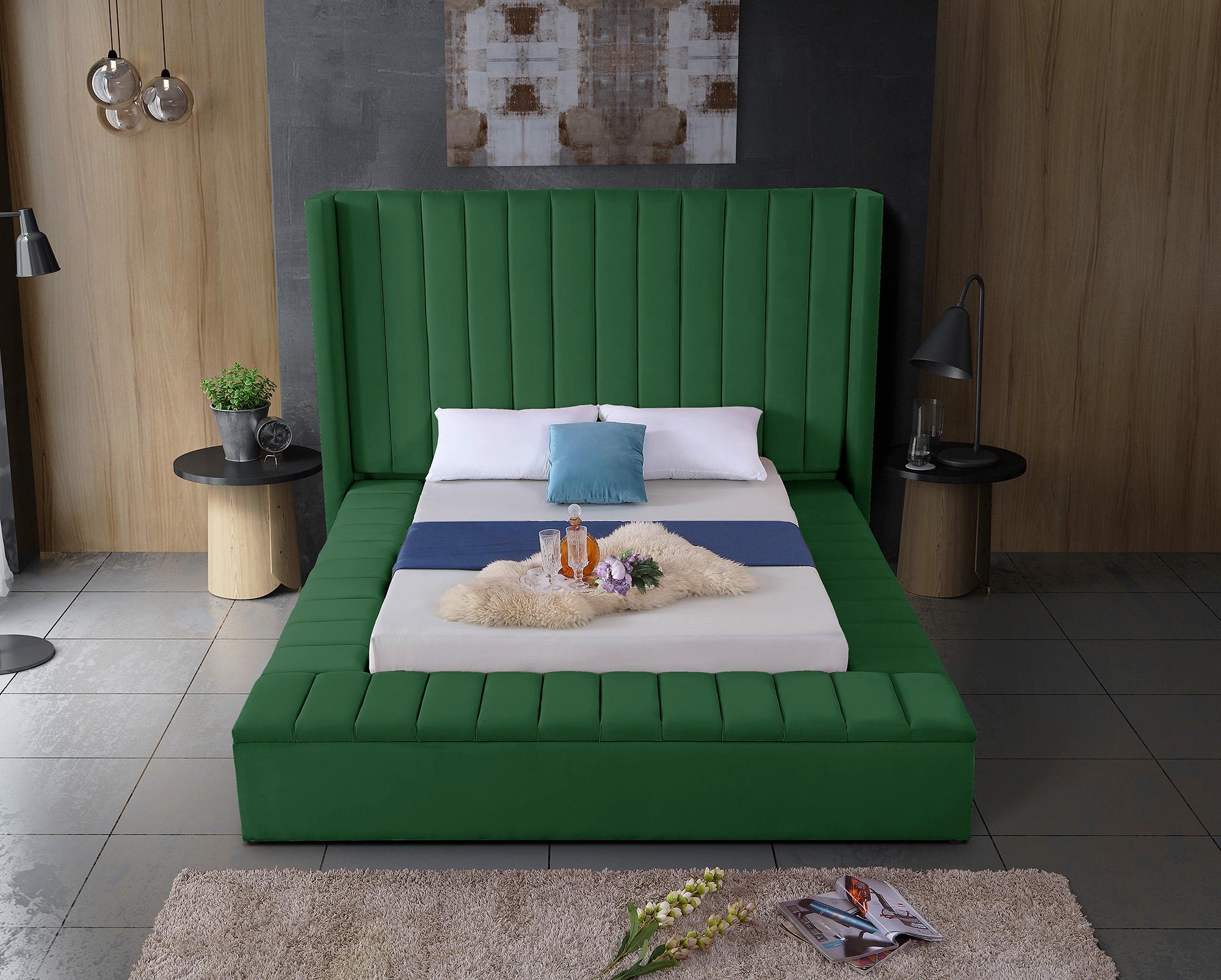 

    
Meridian Furniture KIKI Green-F Storage Bed Green KikiGreen-F
