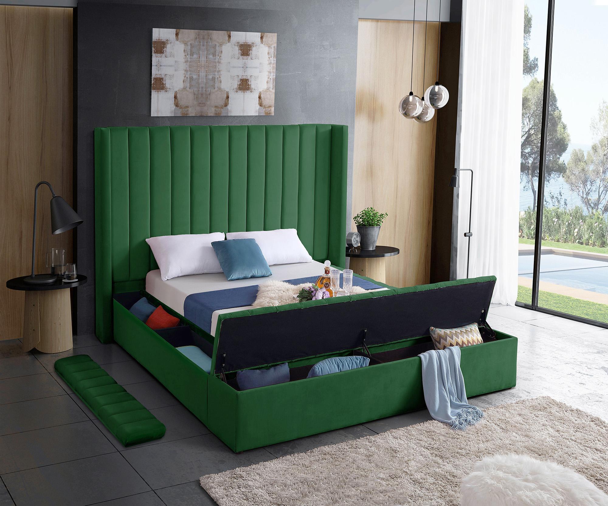

    
KikiGreen-F Meridian Furniture Storage Bed
