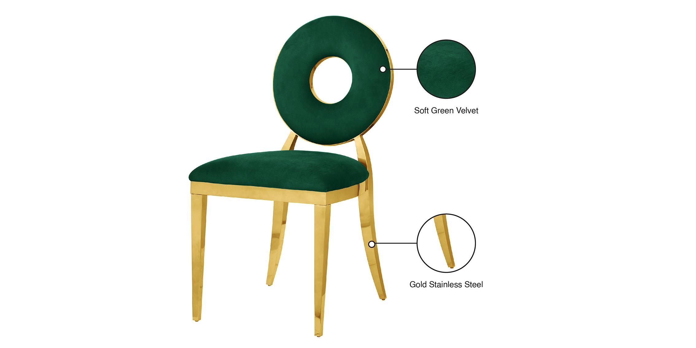 

    
858Green-C Meridian Furniture Dining Chair Set
