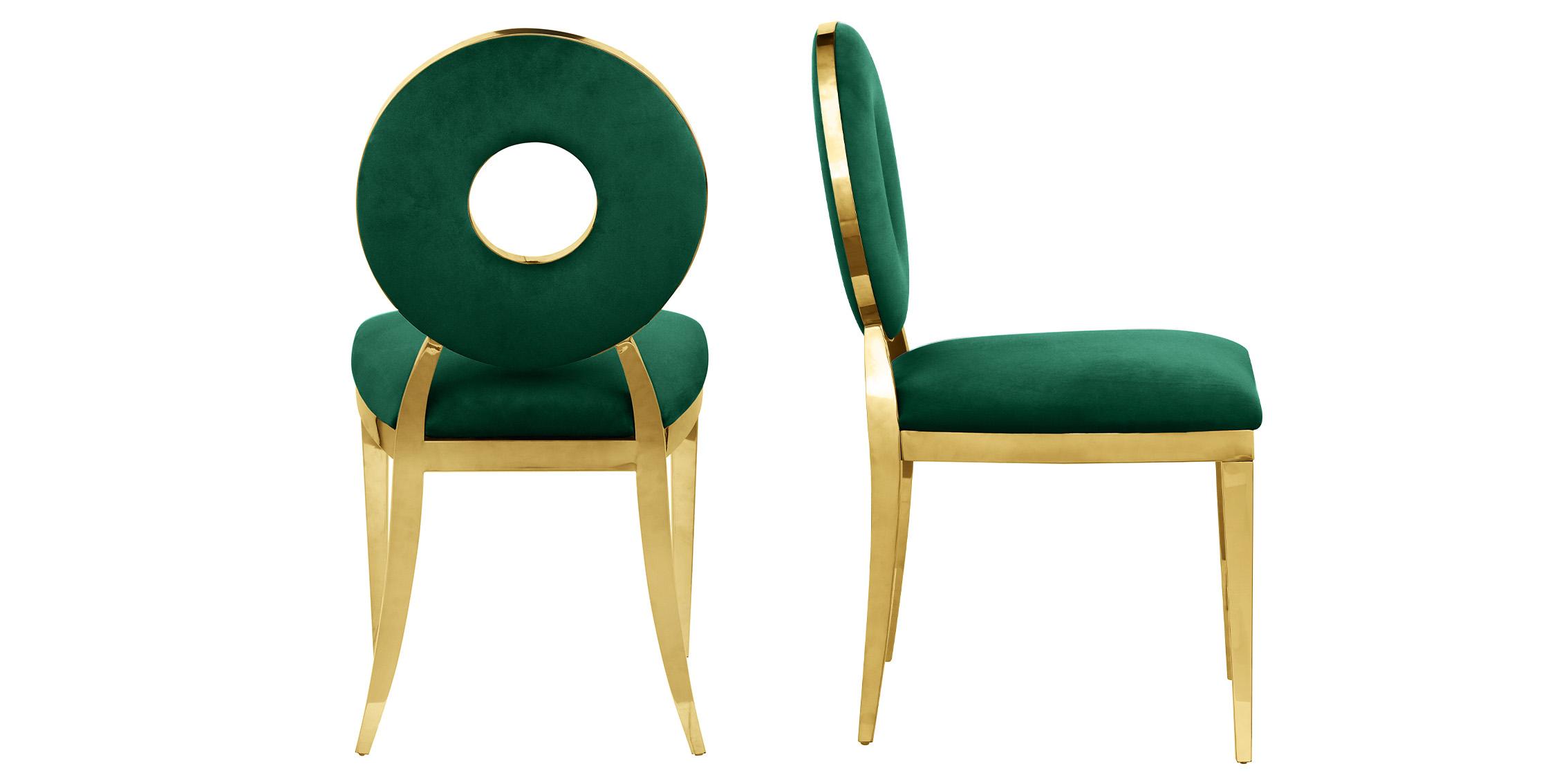 

    
Meridian Furniture CAROUSEL 858Green-C Dining Chair Set Green/Gold 858Green-C
