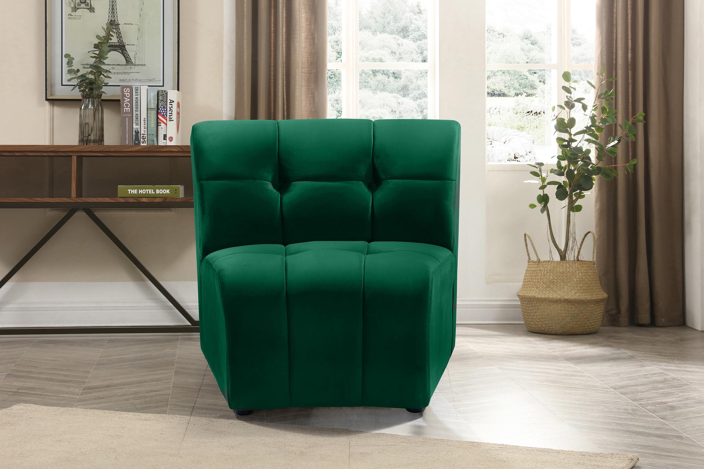 

    
GREEN Velvet Modular Chair LIMITLESS 645Green-C Meridian Modern Contemporary
