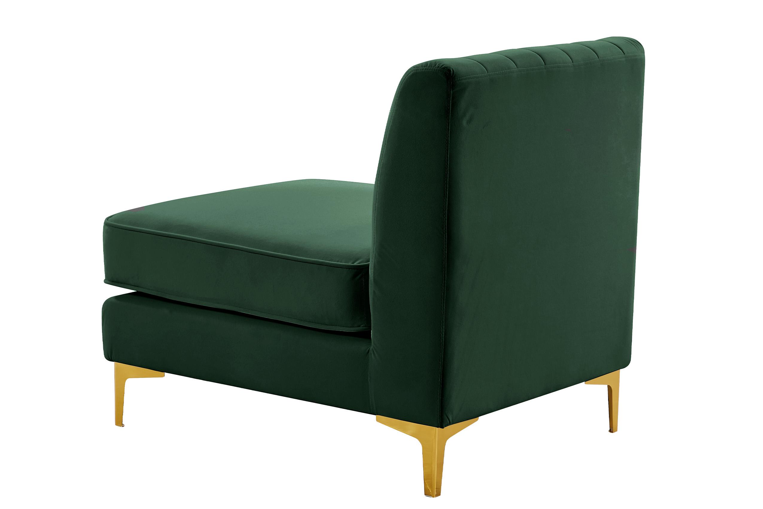 

    
604Green-Armless Meridian Furniture Modular Armless Chair

