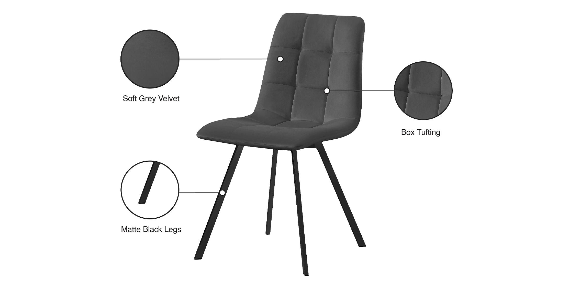 

    
Meridian Furniture ANNIE 981Grey-C Dining Chair Set Gray/Black 981Grey-C-Set-4
