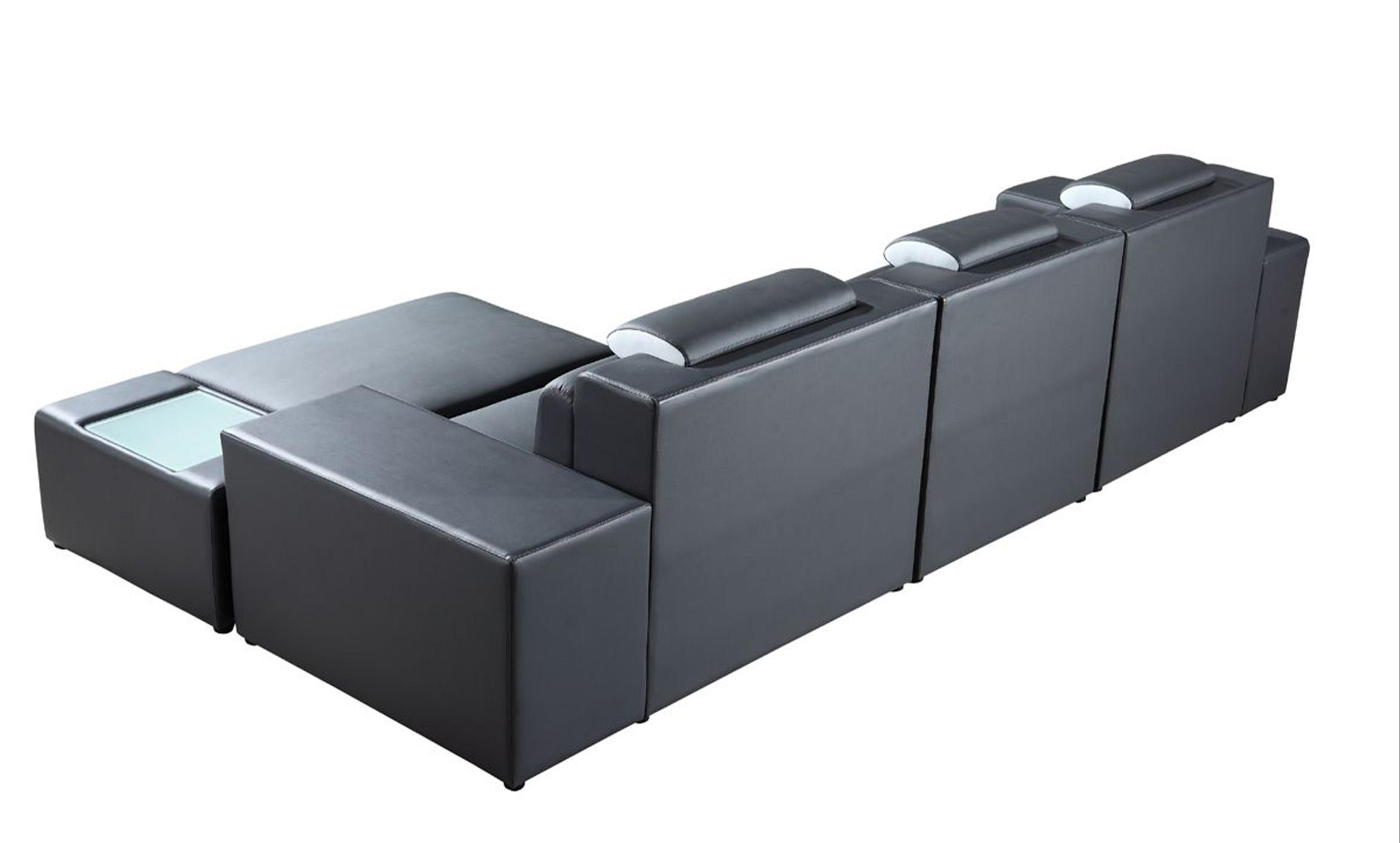 

    
VIG Furniture VGEV5022B-GRY Sectional Sofa Gray VGEV5022B-GRY
