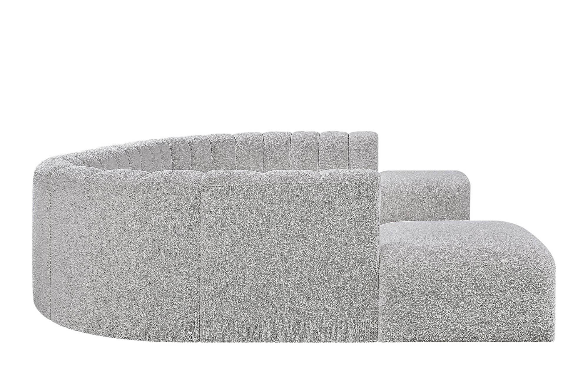 

    
102Grey-S10A Meridian Furniture Modular Sectional Sofa
