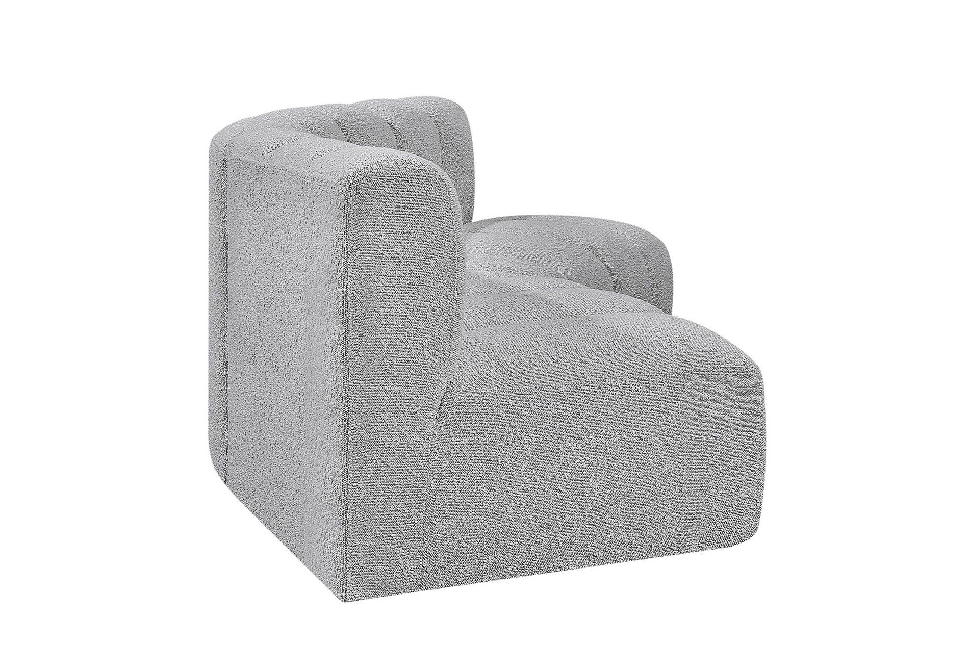 

    
102Grey-S3B Meridian Furniture Modular Sectional Sofa
