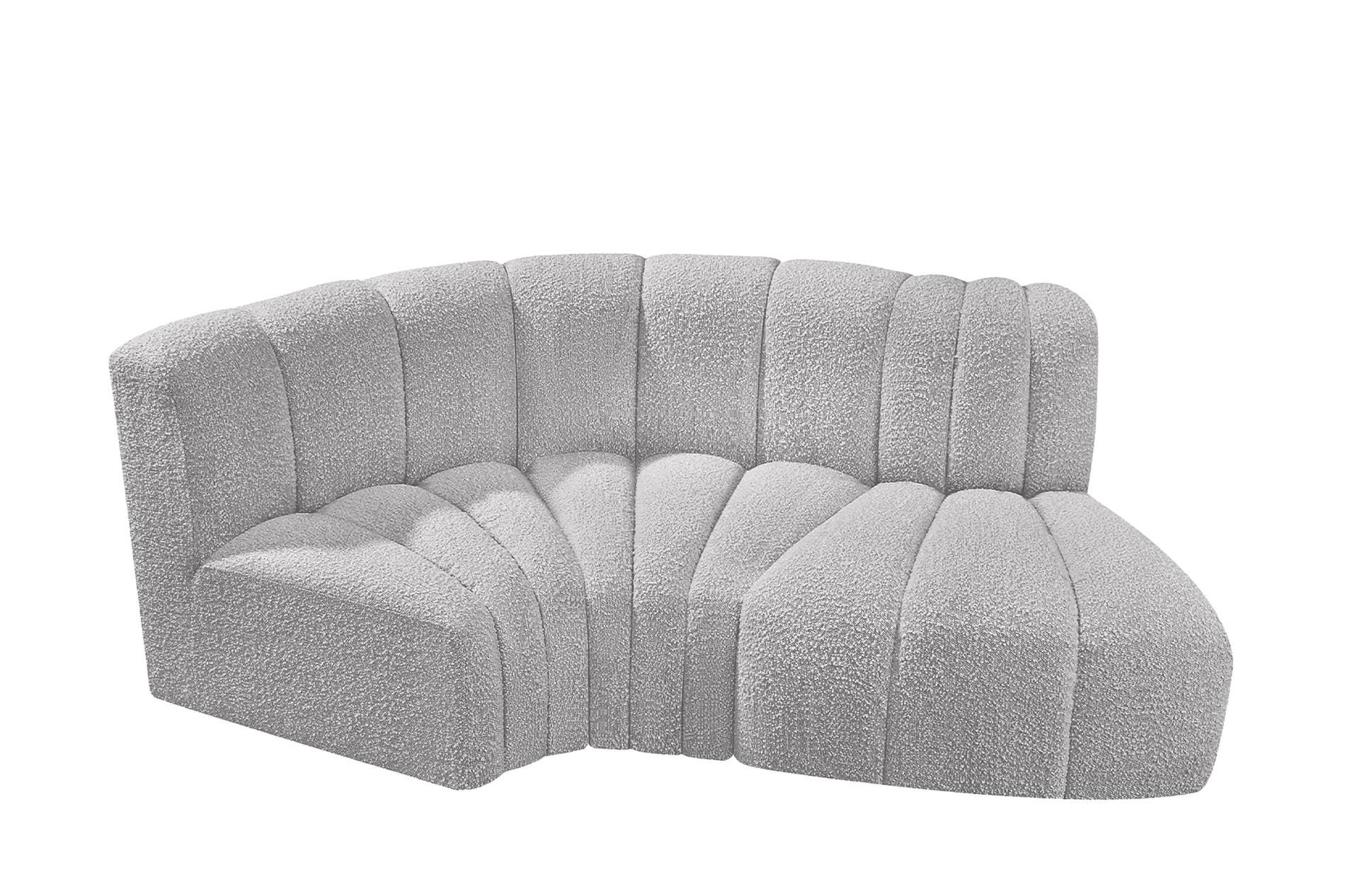 

    
Meridian Furniture ARC 102Grey-S3D Modular Sectional Sofa Gray 102Grey-S3D
