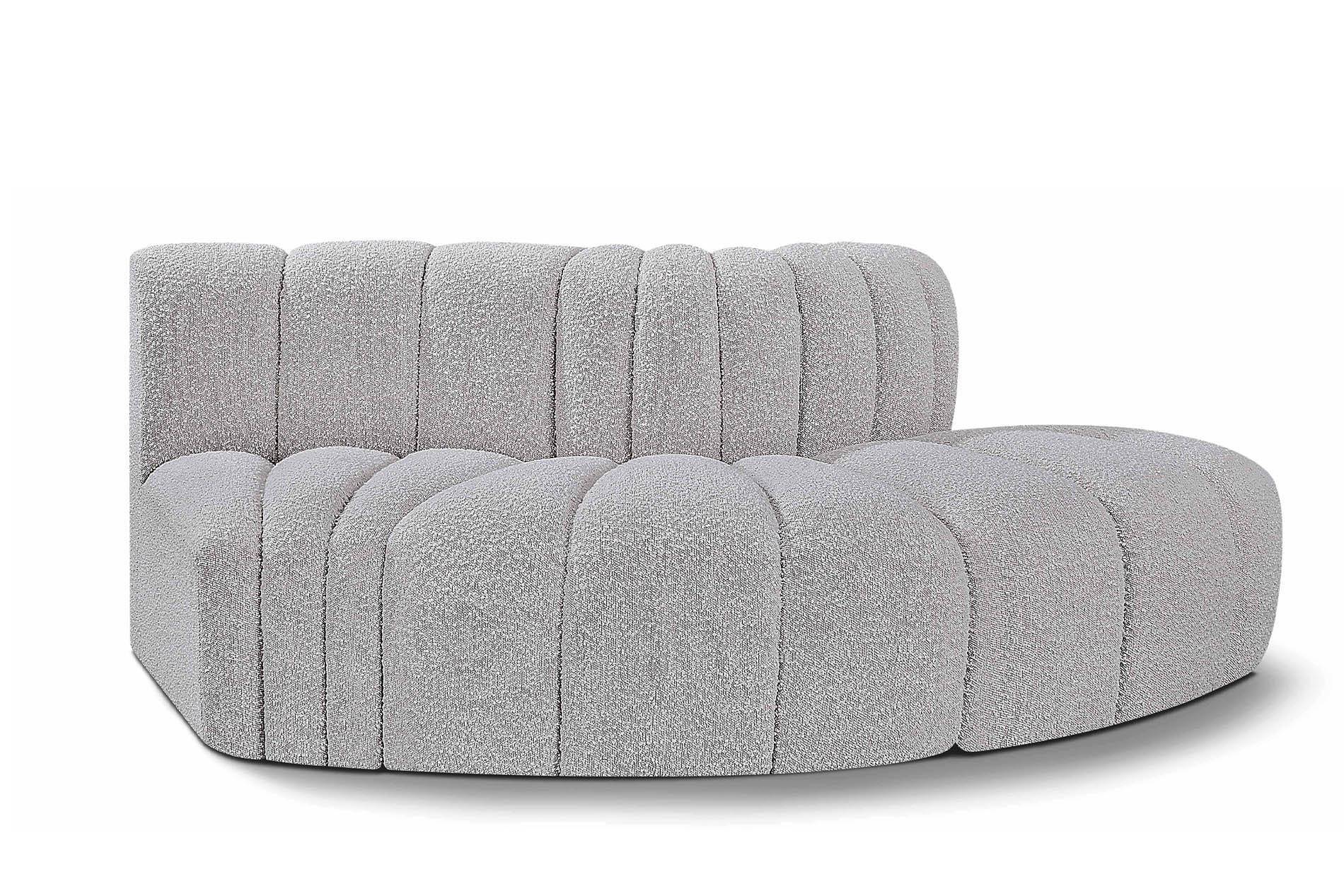 Contemporary, Modern Modular Sectional Sofa ARC 102Grey-S3E 102Grey-S3E in Gray 