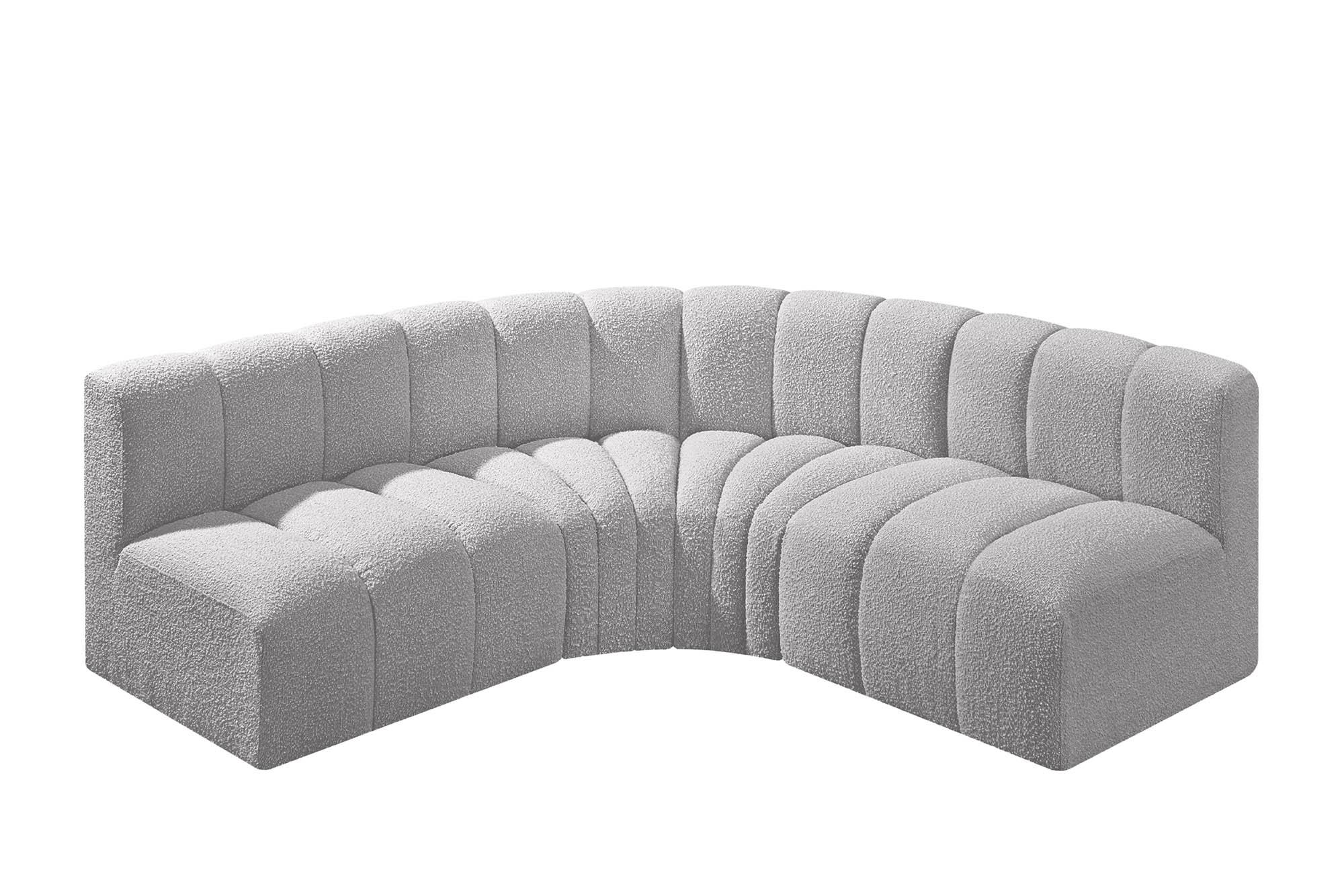 

    
Meridian Furniture ARC 102Grey-S4B Modular Sectional Sofa Gray 102Grey-S4B
