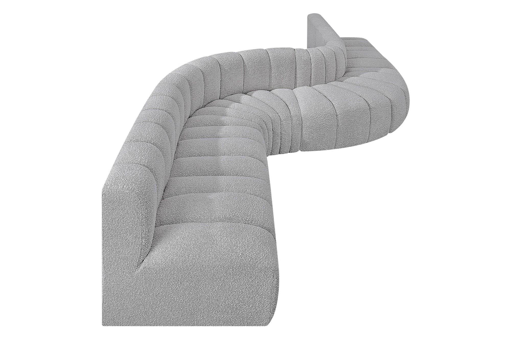 

    
102Grey-S8C Meridian Furniture Modular Sectional Sofa
