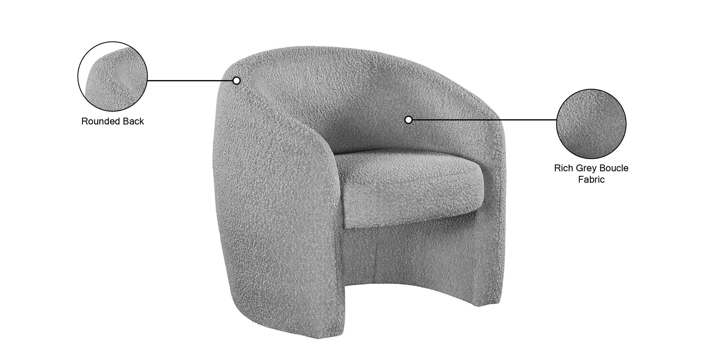 

    
543Grey Meridian Furniture Accent Chair
