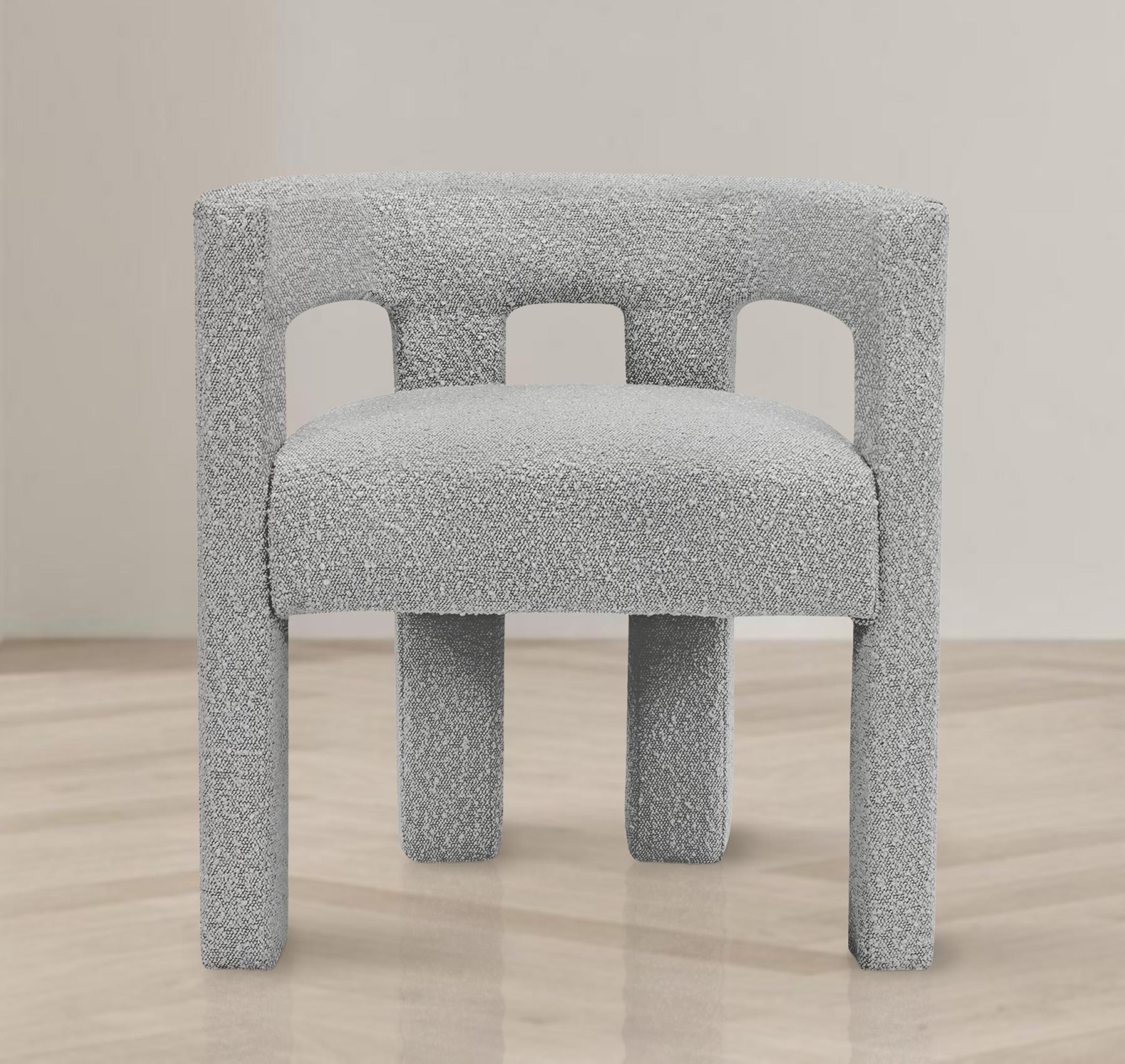 

        
Meridian Furniture ATHENA 864Grey-C Dining Chair Set Gray Boucle Fabric 094308268217
