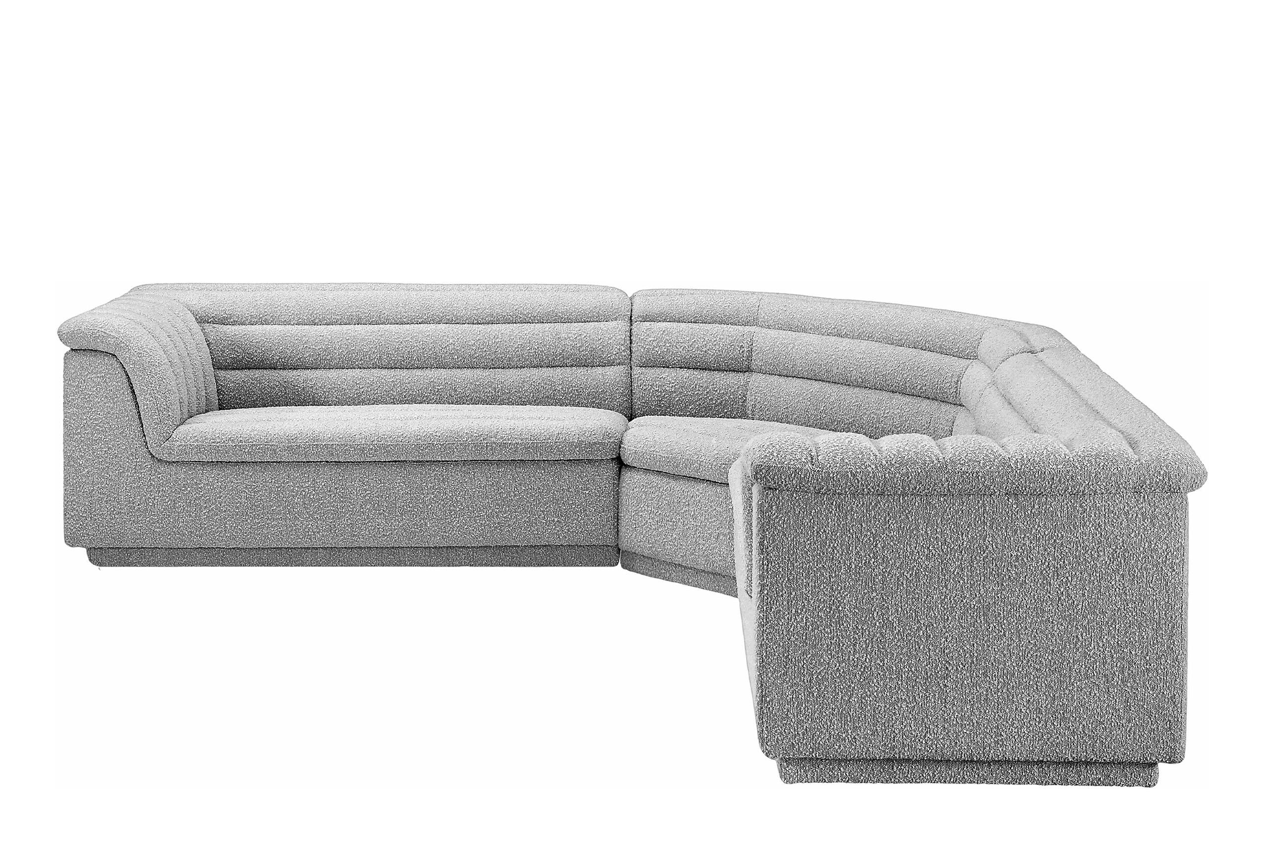 

        
Meridian Furniture CASCADE 193Grey-Sectional Modular Sectional Gray Boucle 94308304700
