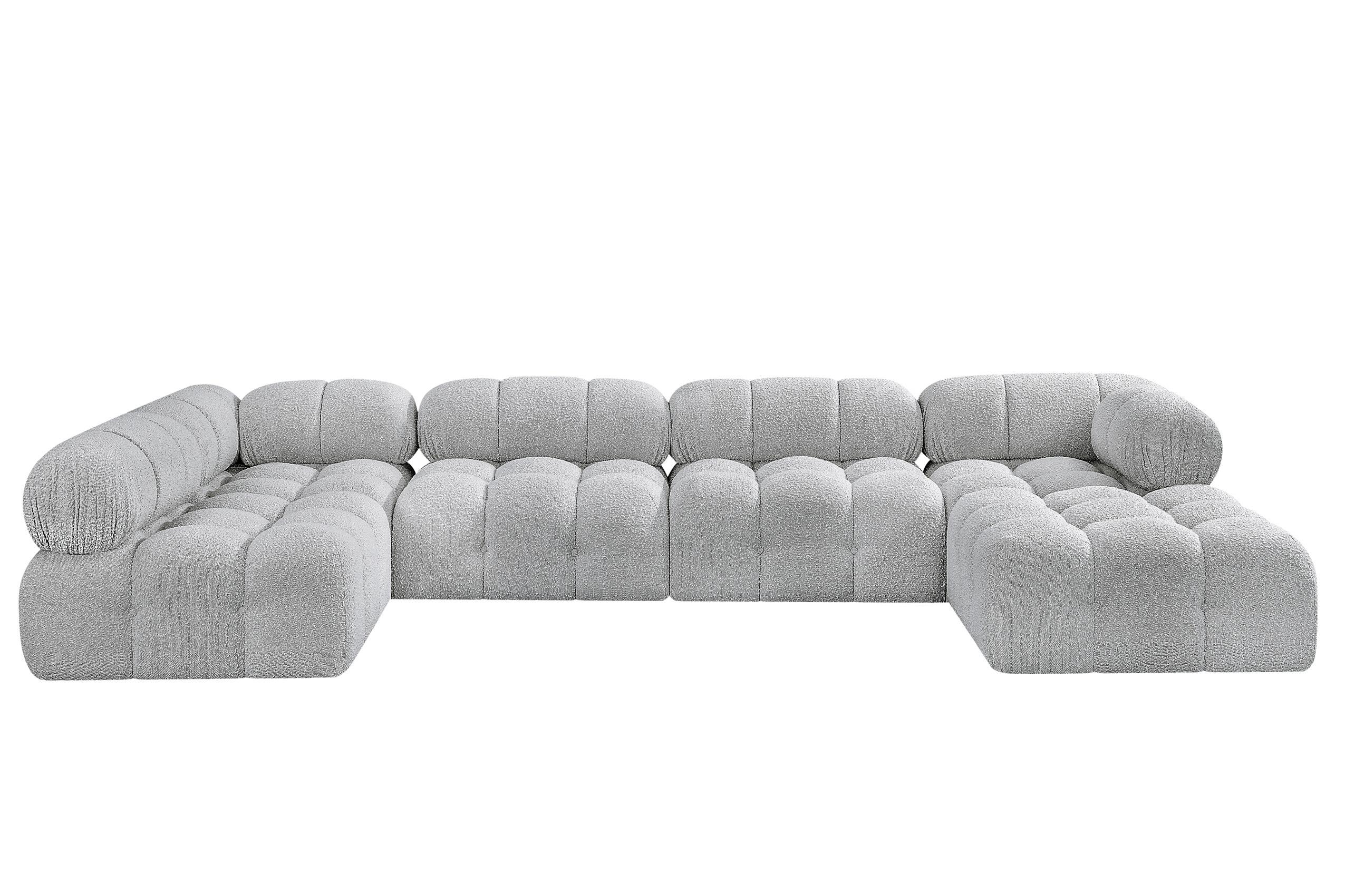 

        
Meridian Furniture AMES 611Grey-Sec6A Modular Sectional Gray Boucle 094308303215
