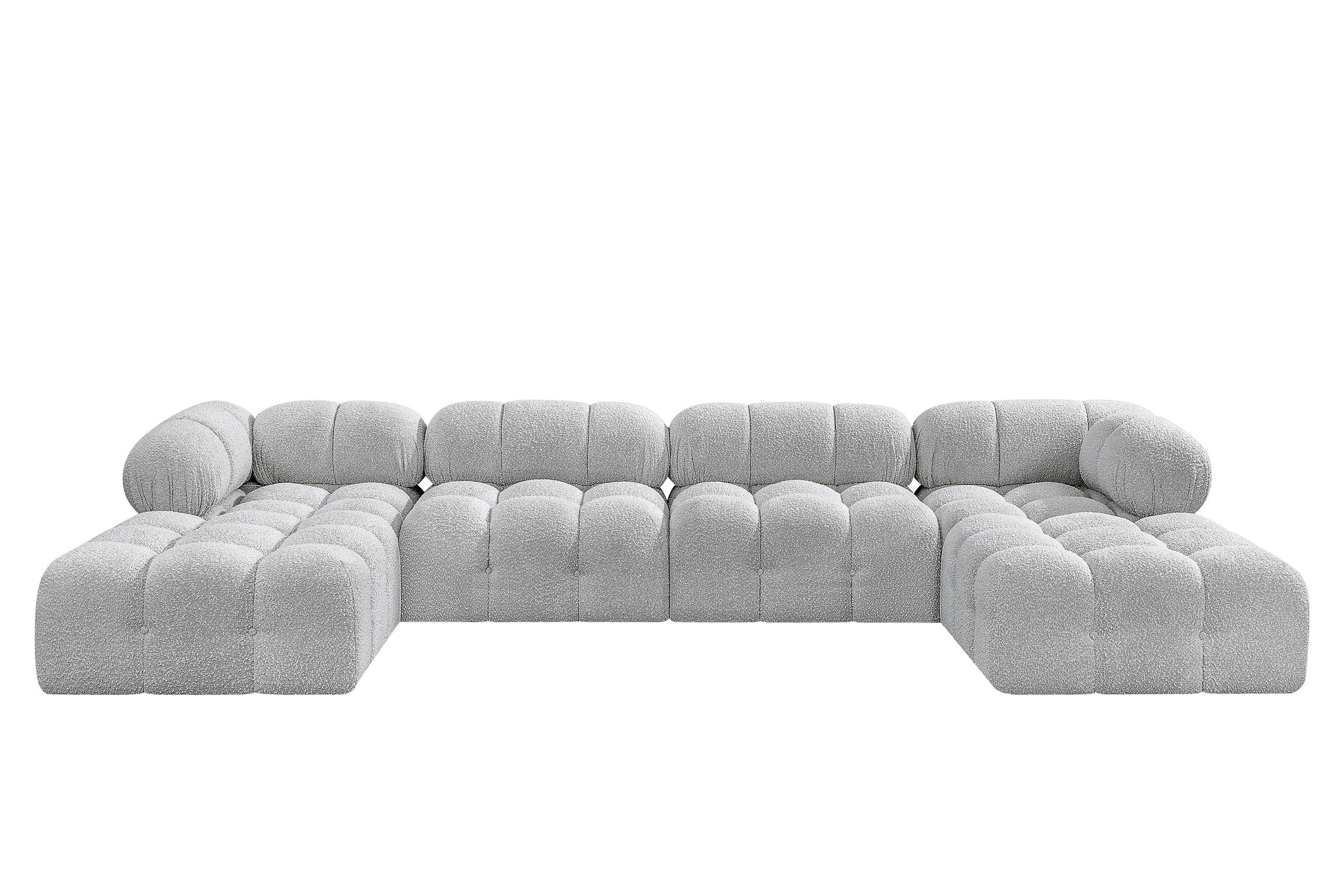 

        
Meridian Furniture AMES 611Grey-Sec6D Modular Sectional Gray Boucle 094308303369
