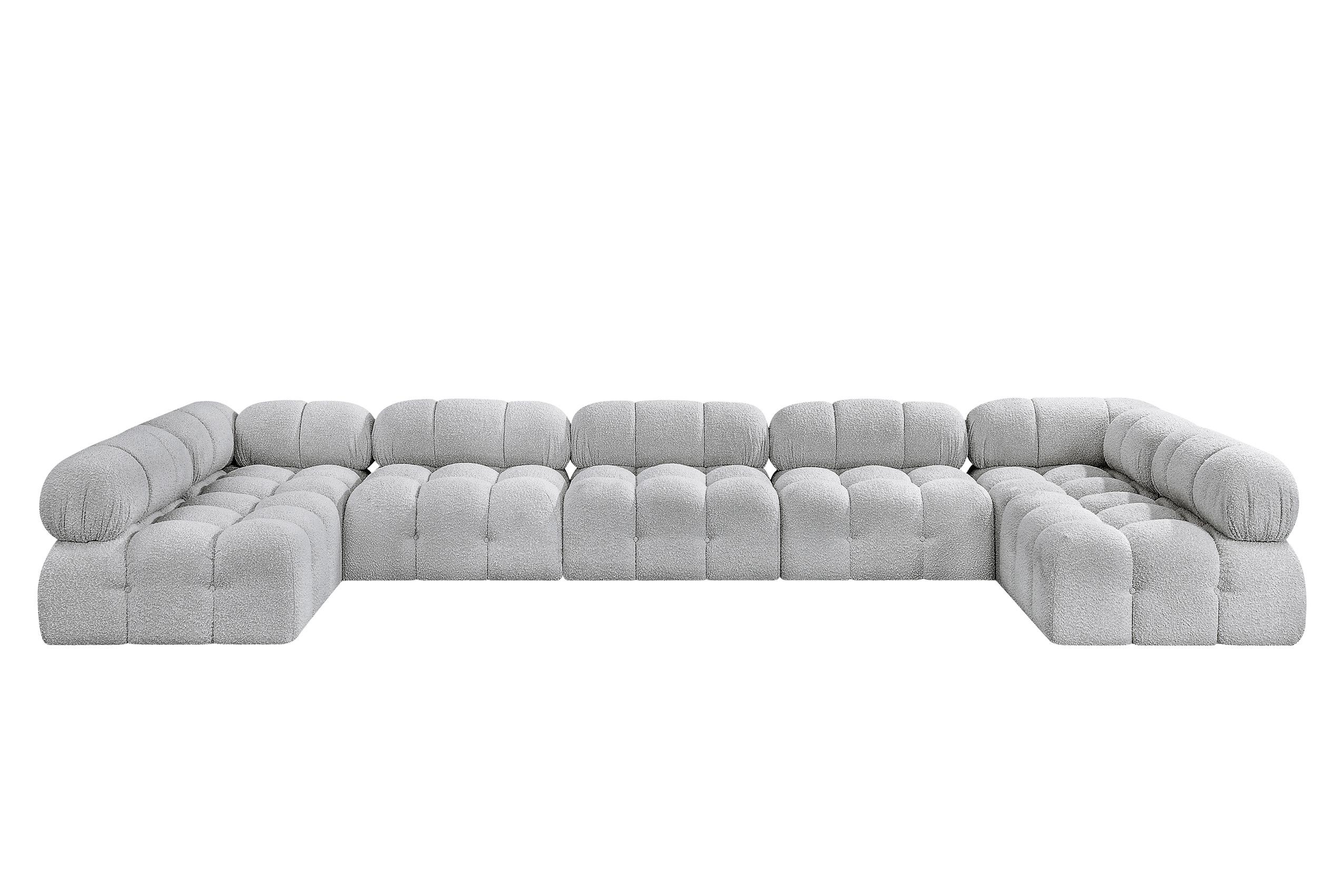 

        
Meridian Furniture AMES 611Grey-Sec7A Modular Sectional Gray Boucle 094308303512

