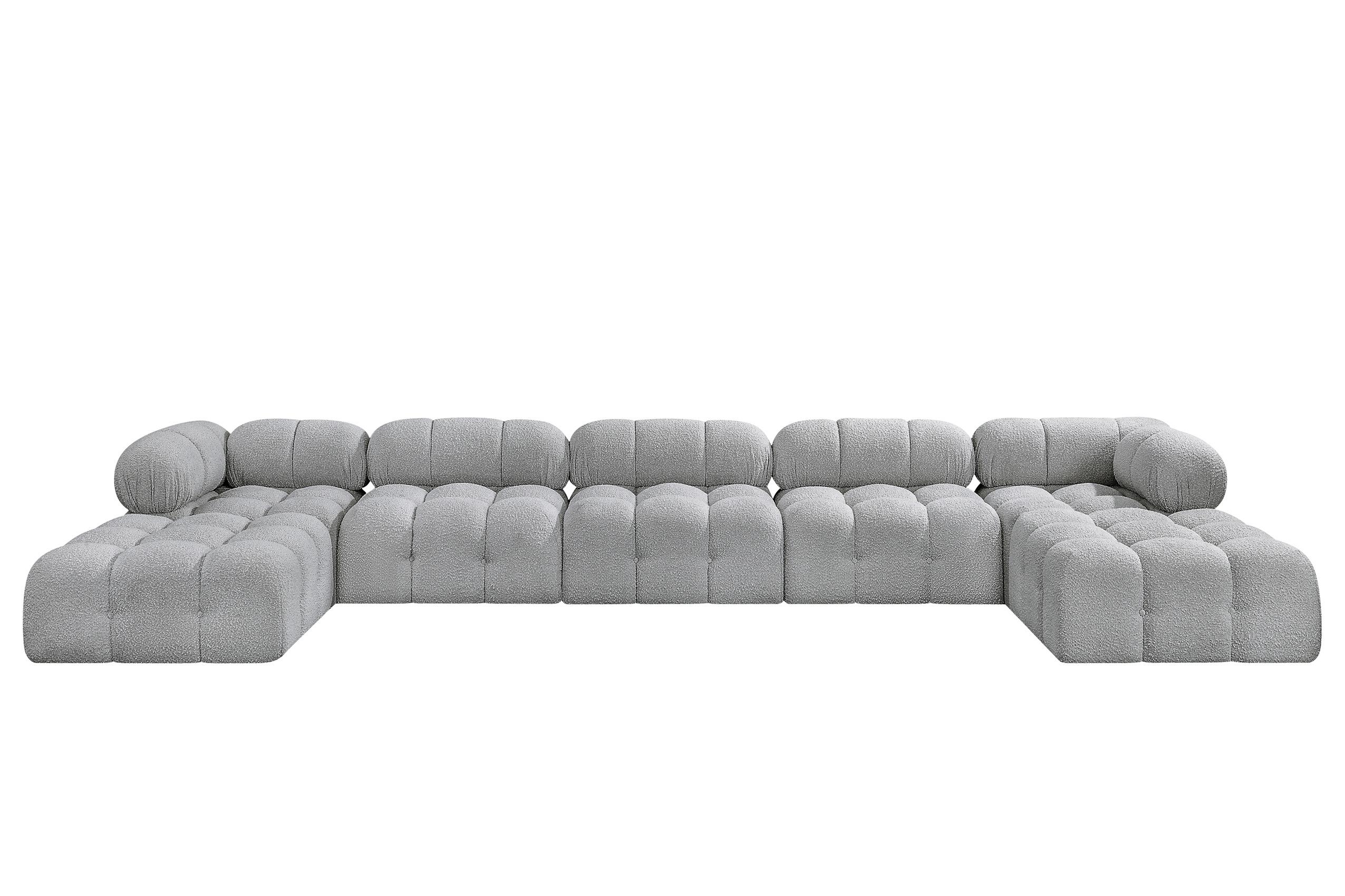 

        
Meridian Furniture AMES 611Grey-Sec7B Modular Sectional Gray Boucle 094308303567
