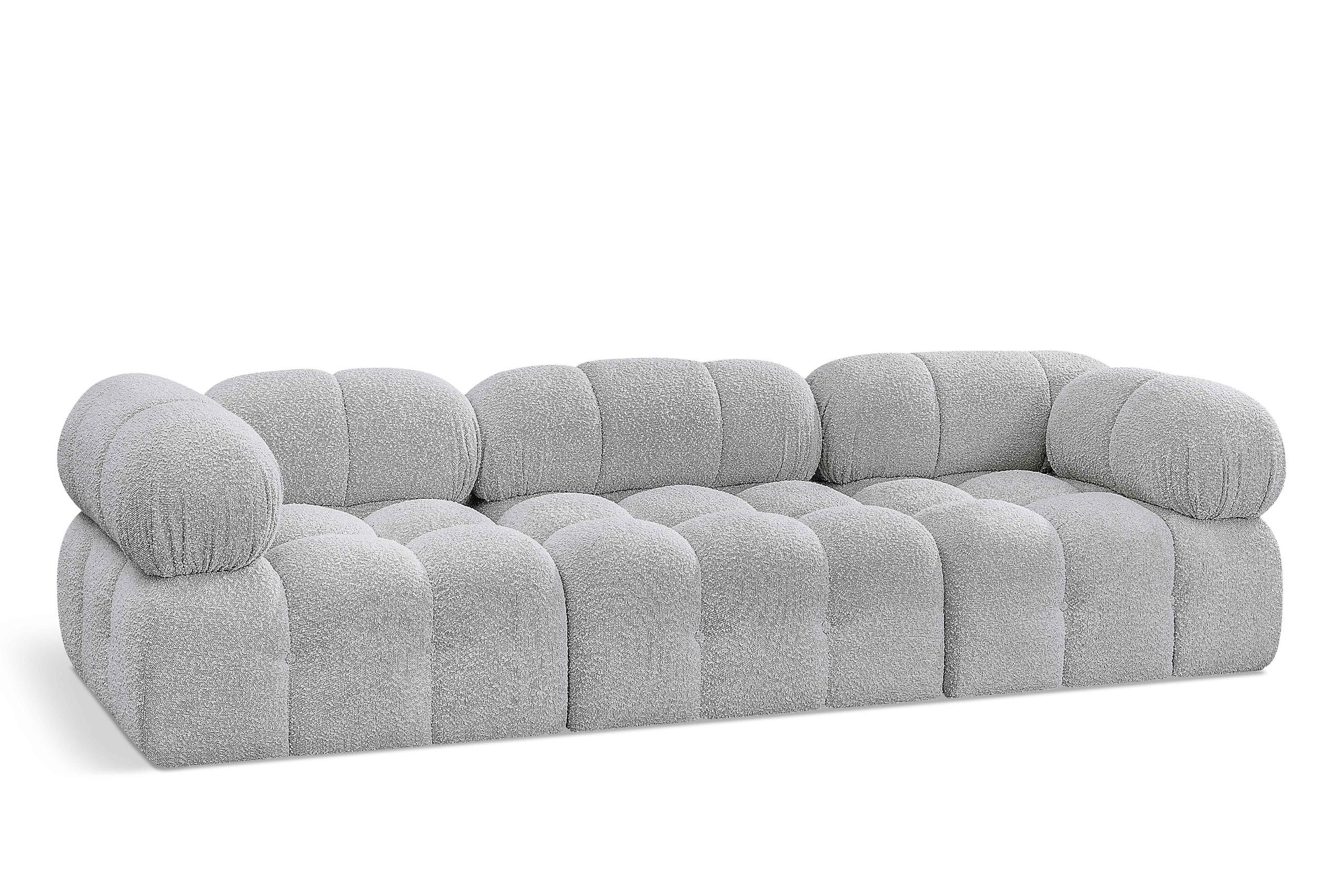 Contemporary, Modern Modular Sofa AMES 611Grey-S102A 611Grey-S102A in Gray 