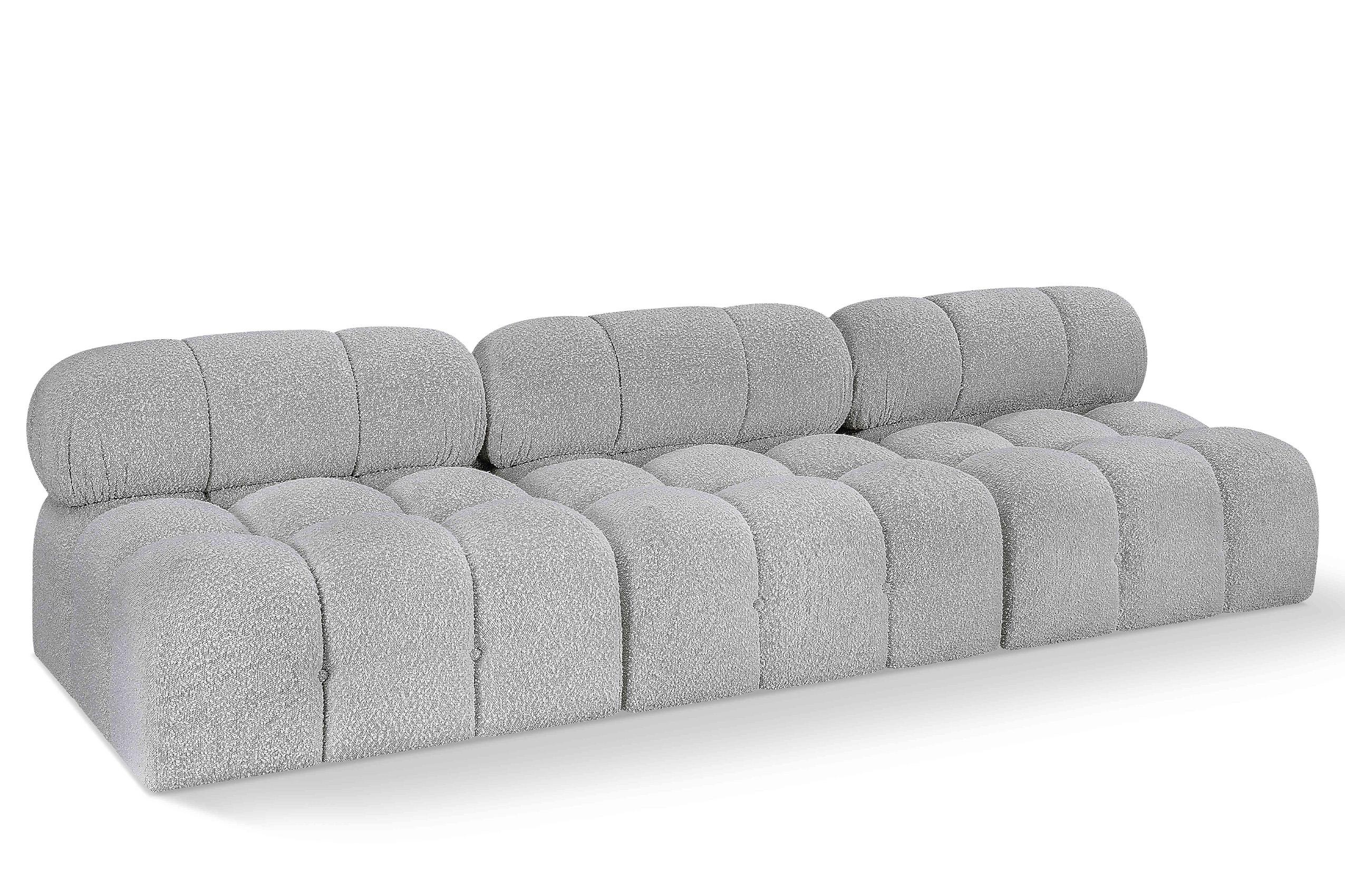 

    
Grey Boucle Modular Sofa AMES 611Grey-S102B Meridian Modern Contemporary
