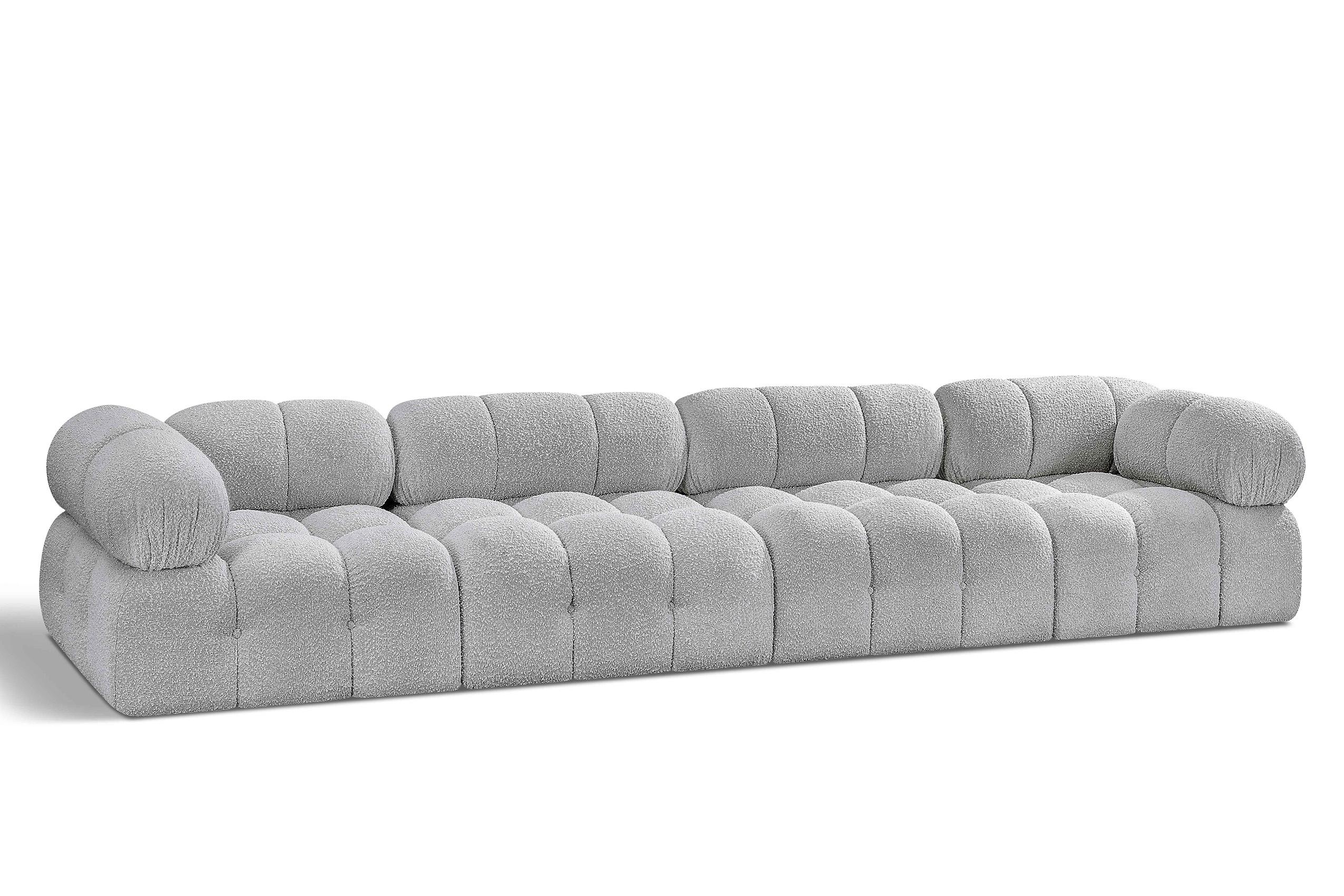 Contemporary, Modern Modular Sofa AMES 611Grey-S136A 611Grey-S136A in Gray 