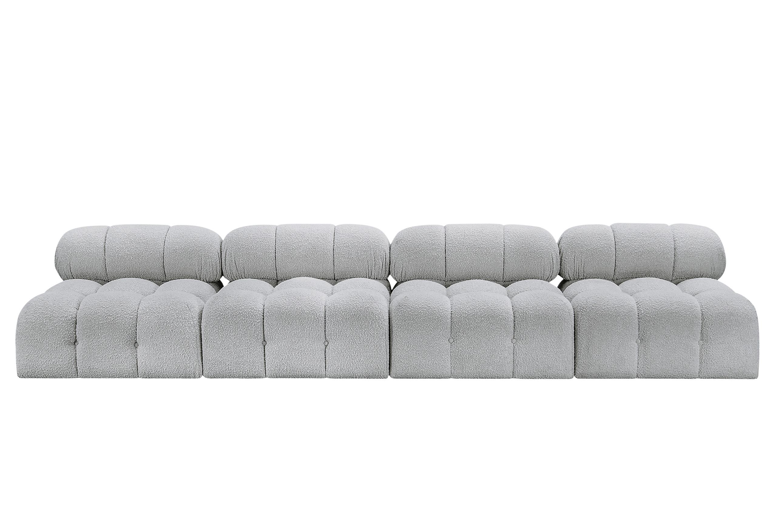 

        
Meridian Furniture AMES 611Grey-S136B Modular Sofa Gray Boucle 094308302966
